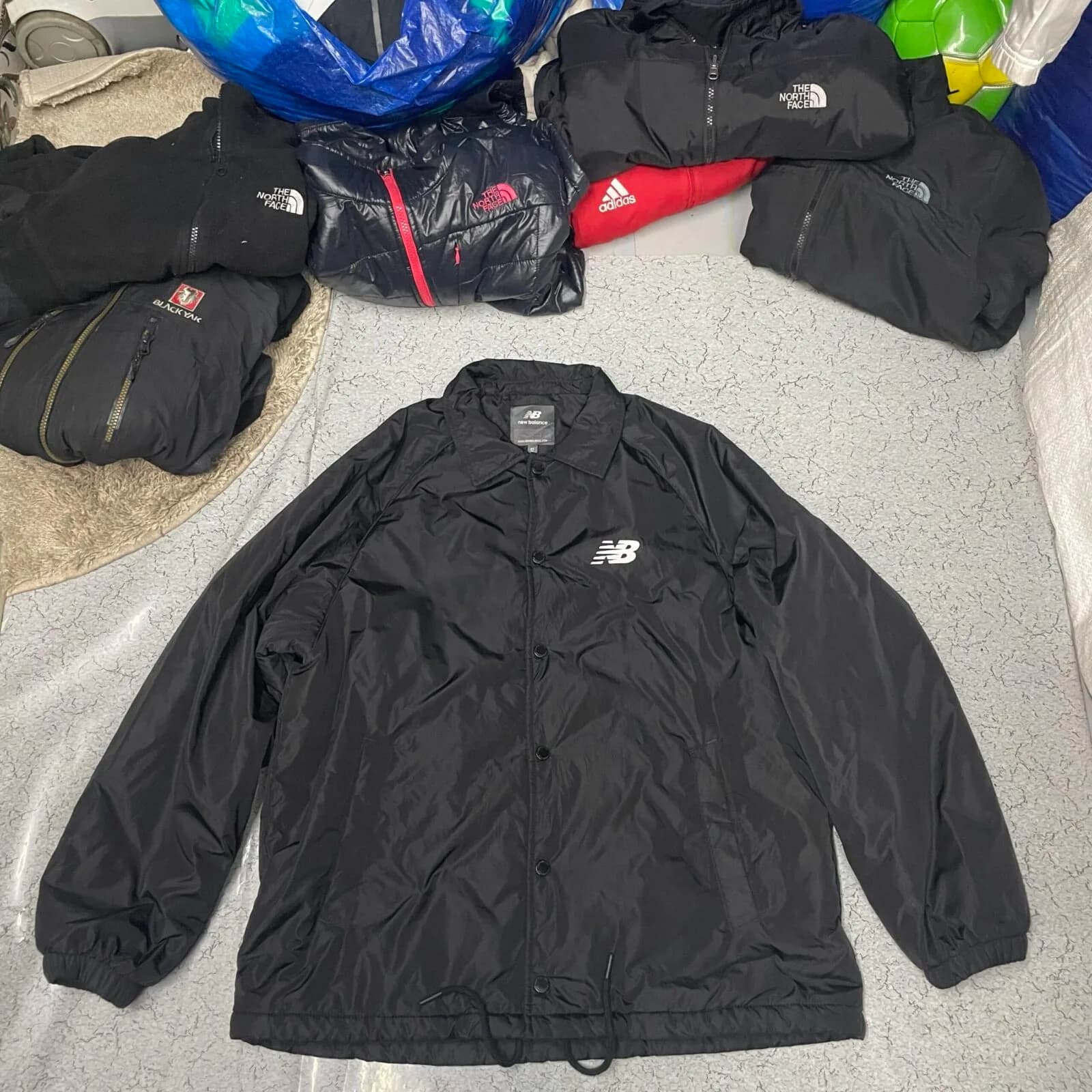 New Balance thrift jacket India back view