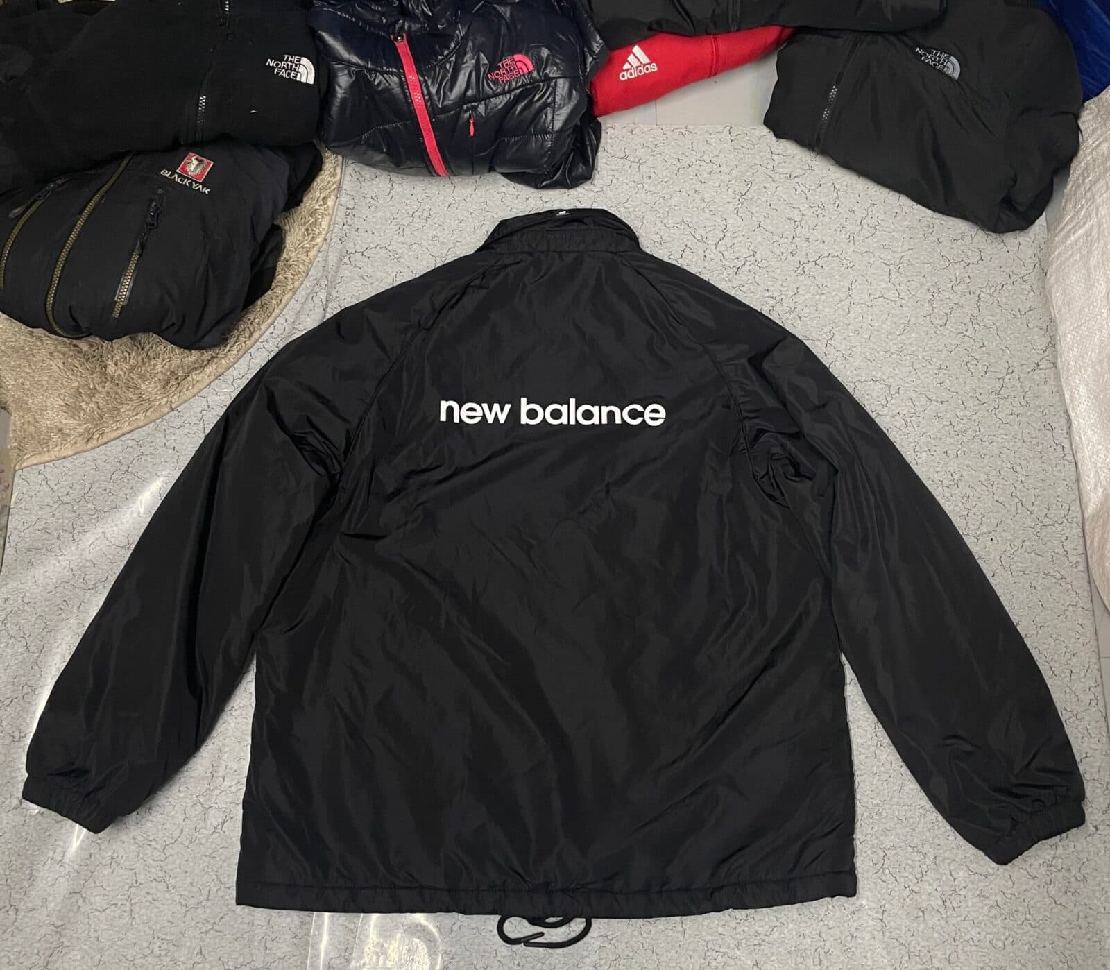 New Balance thrift jacket India detail view