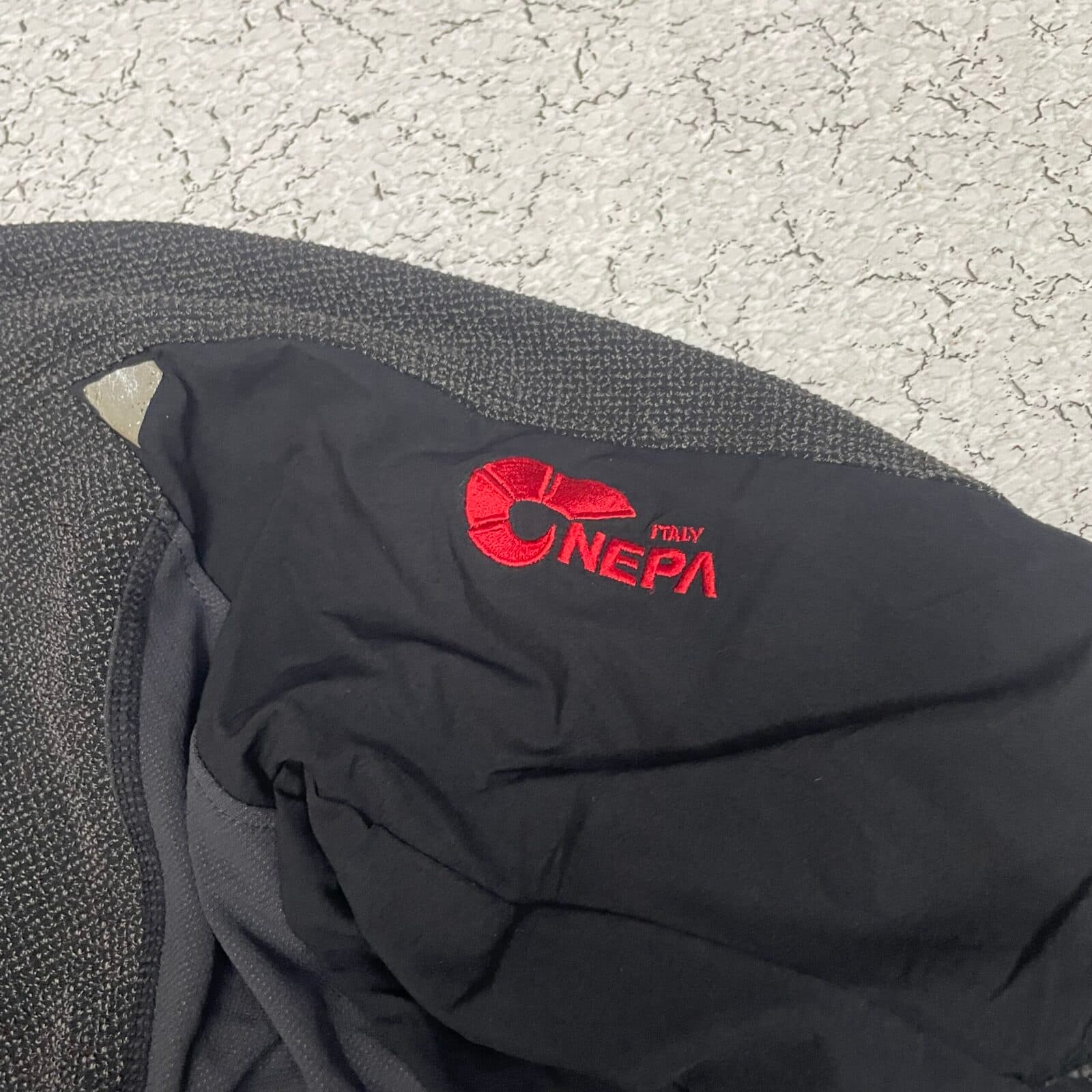 Branded thrift winter jacket India close-up