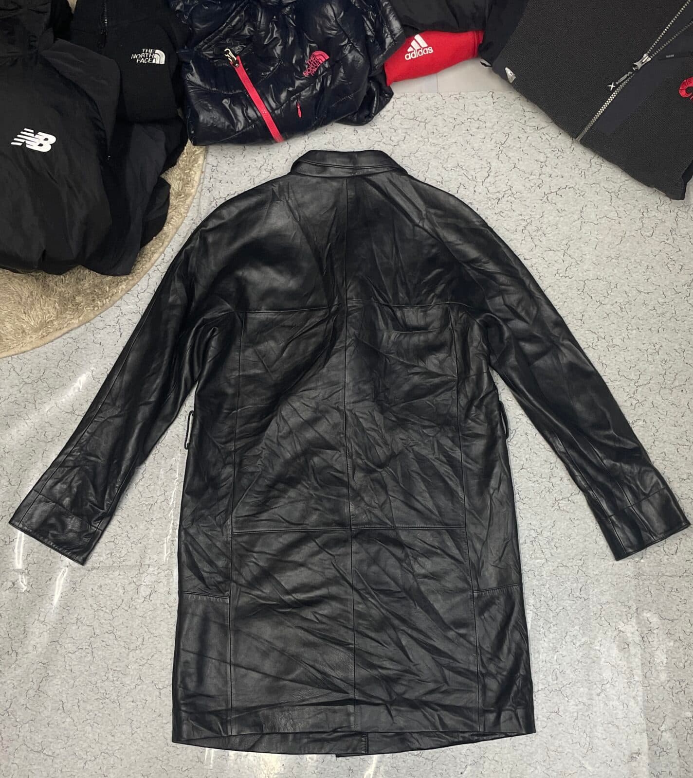 Branded thrift parka jacket India back view