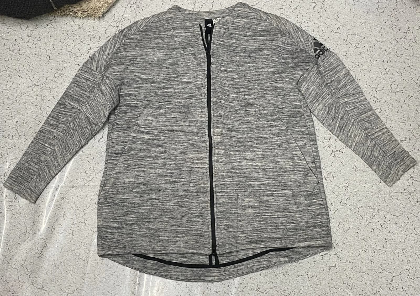 Adidas thrift track jacket India back view