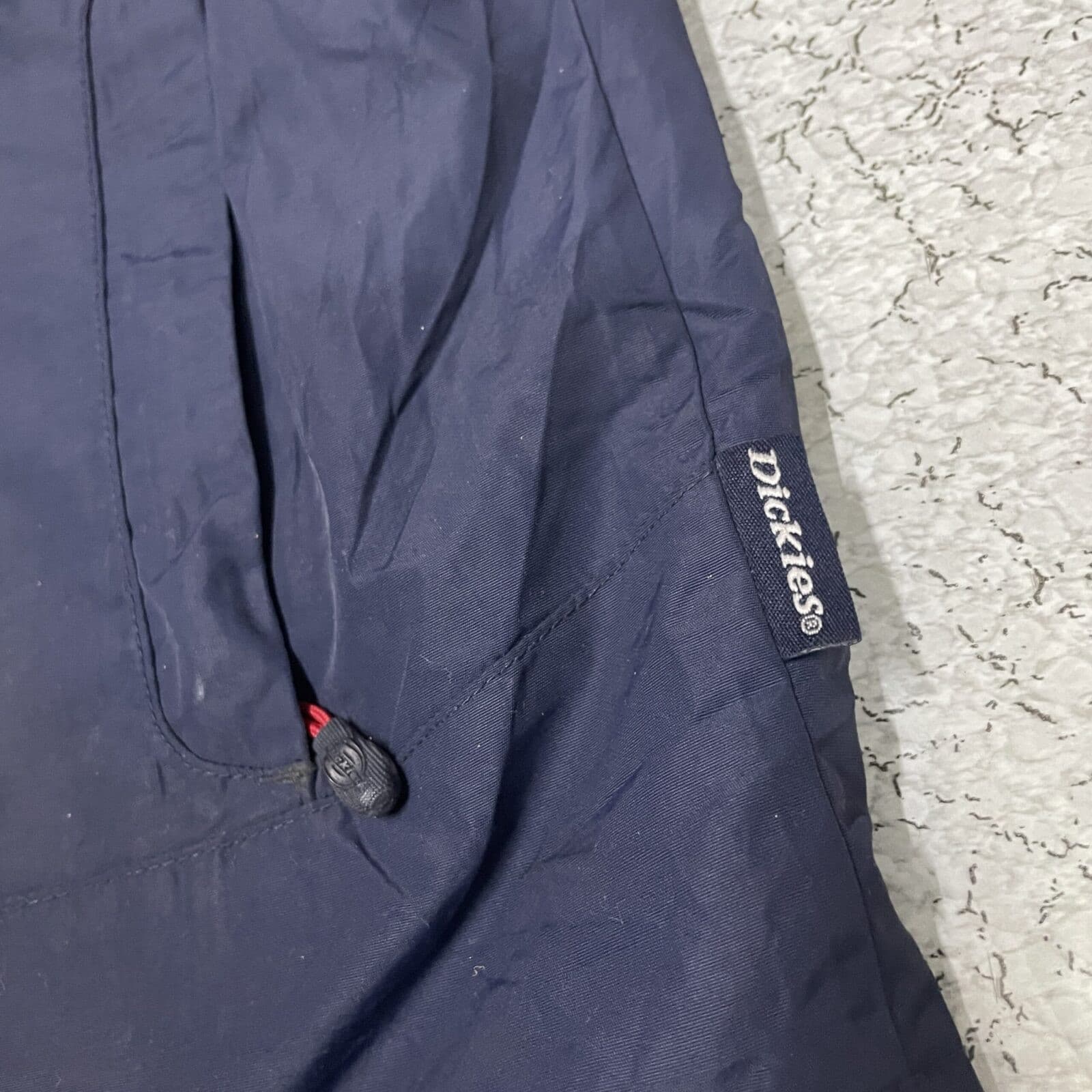 Branded thrift jacket India close-up
