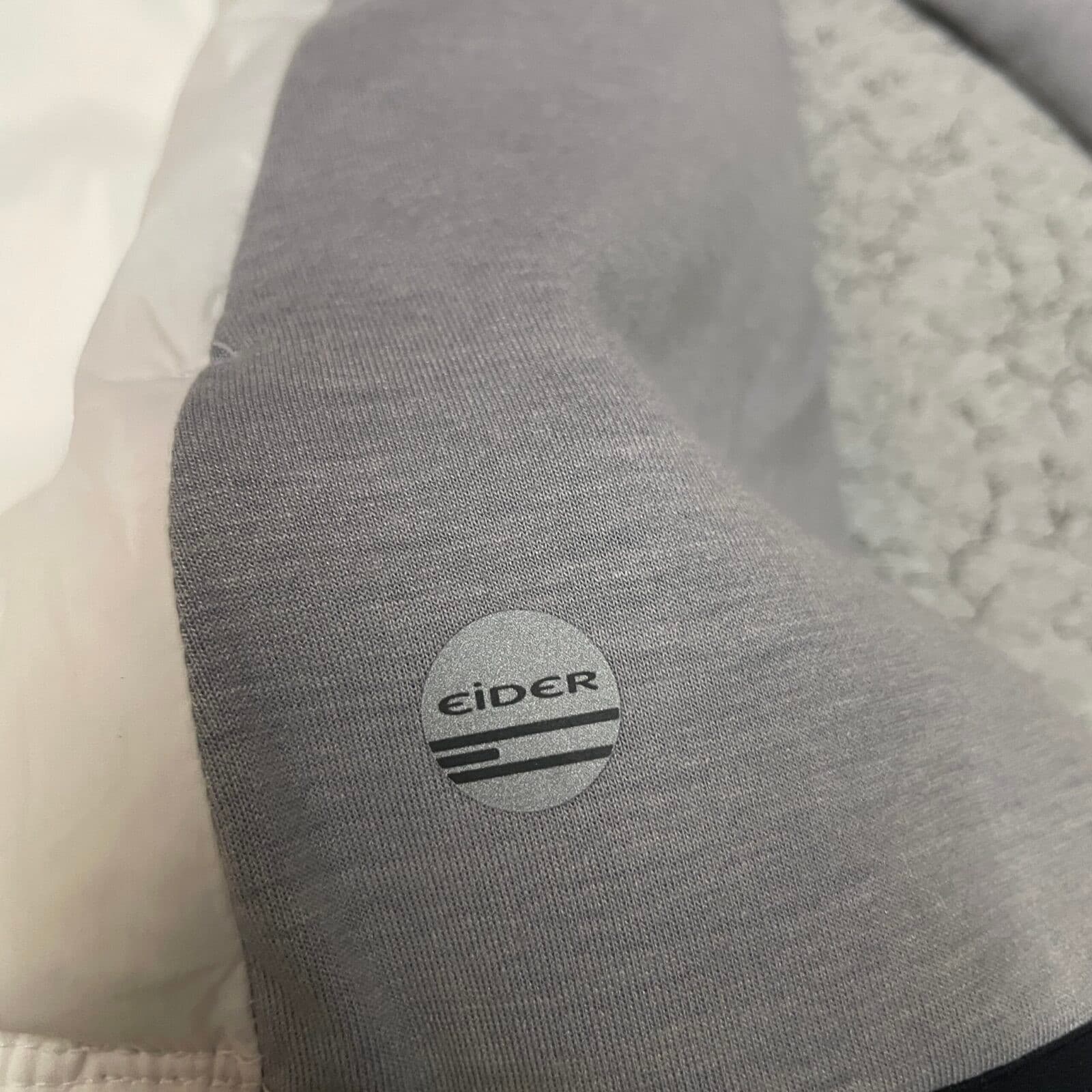 Branded thrift jacket India close-up