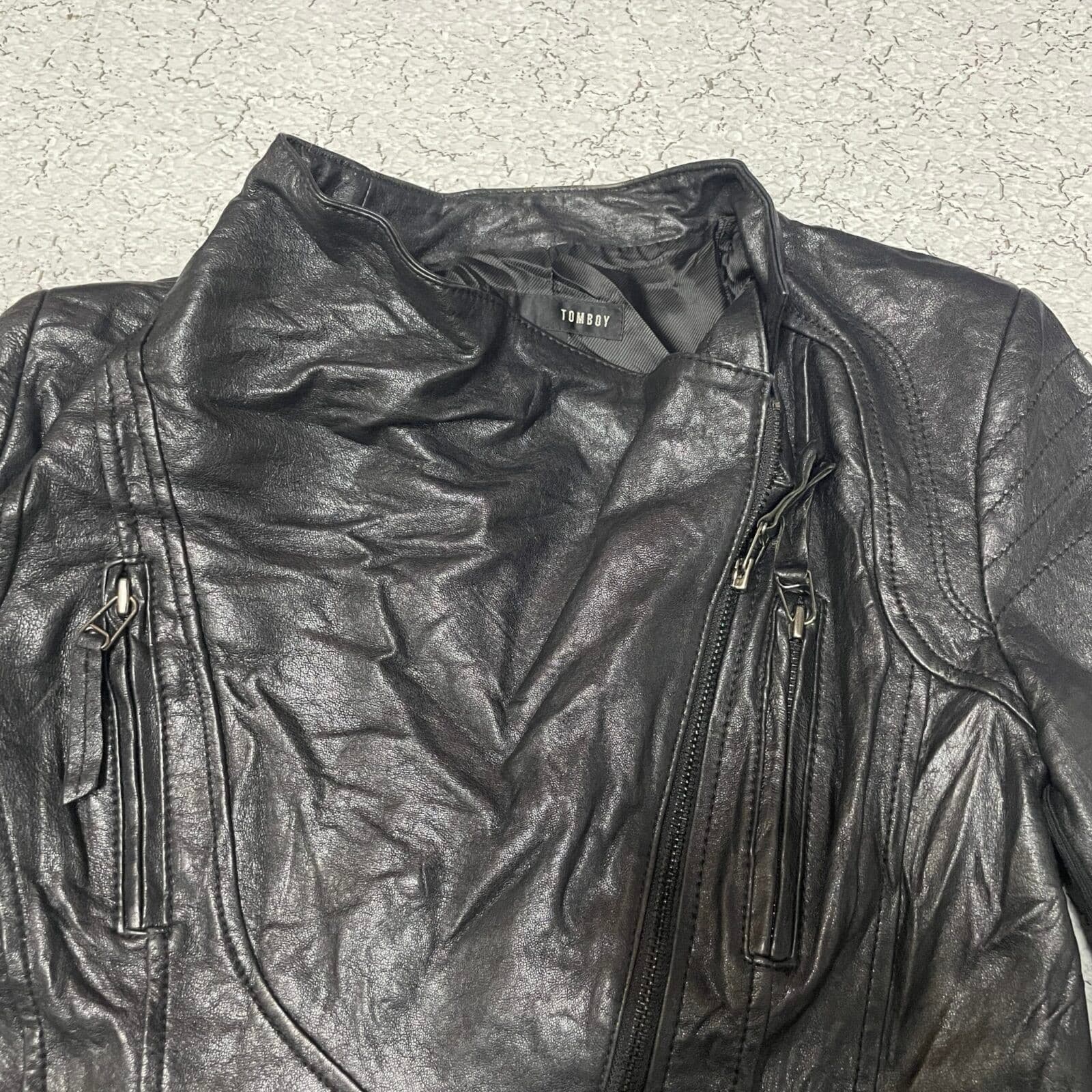 Branded thrift jacket India back view
