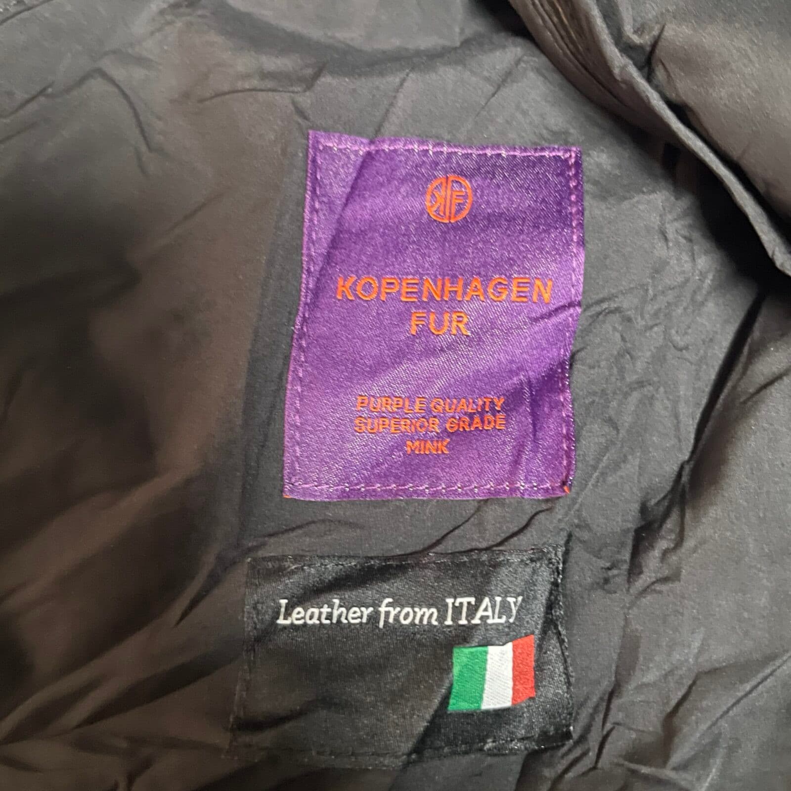 Branded thrift jacket India close-up