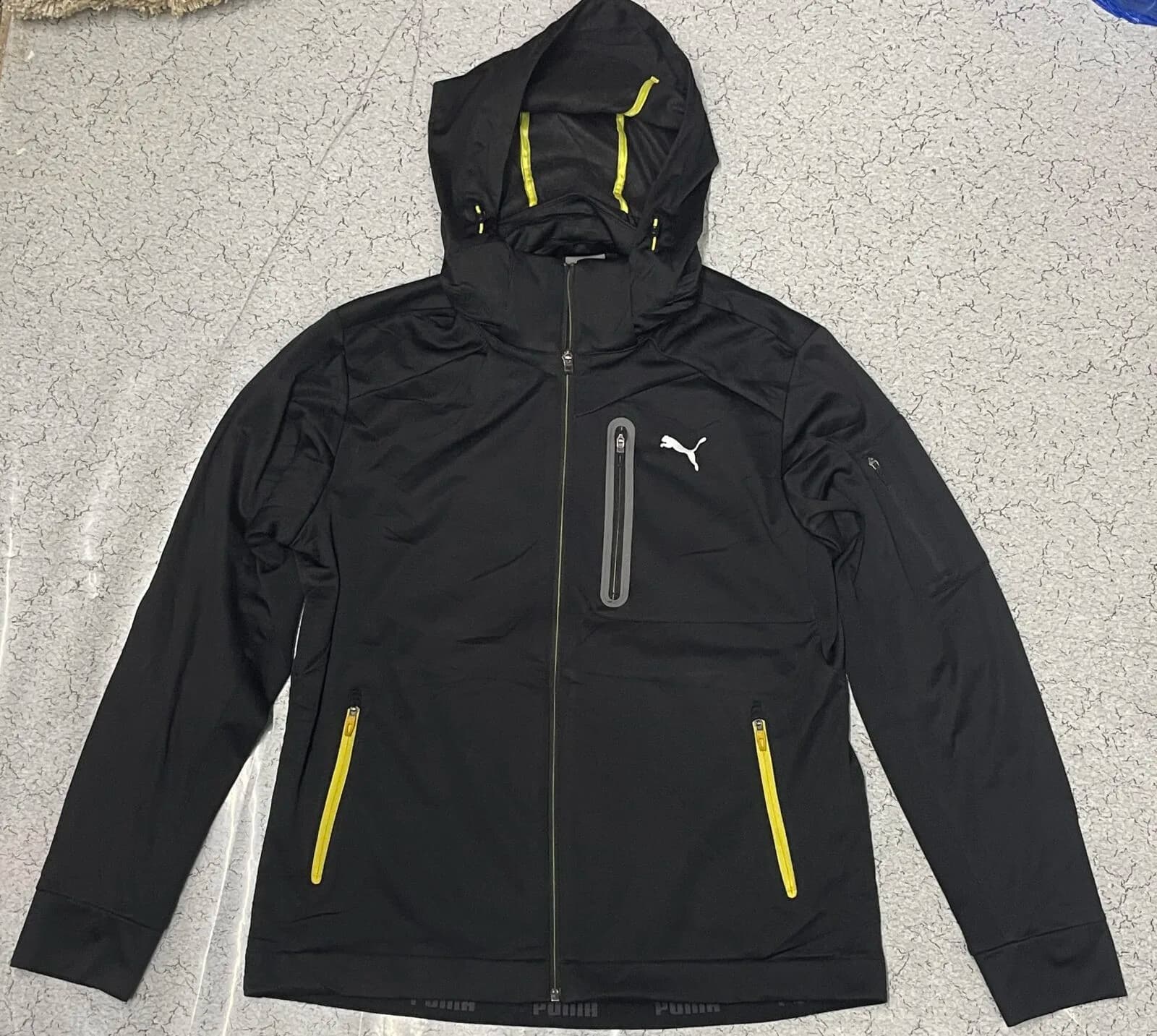 Puma thrift track jacket India back view