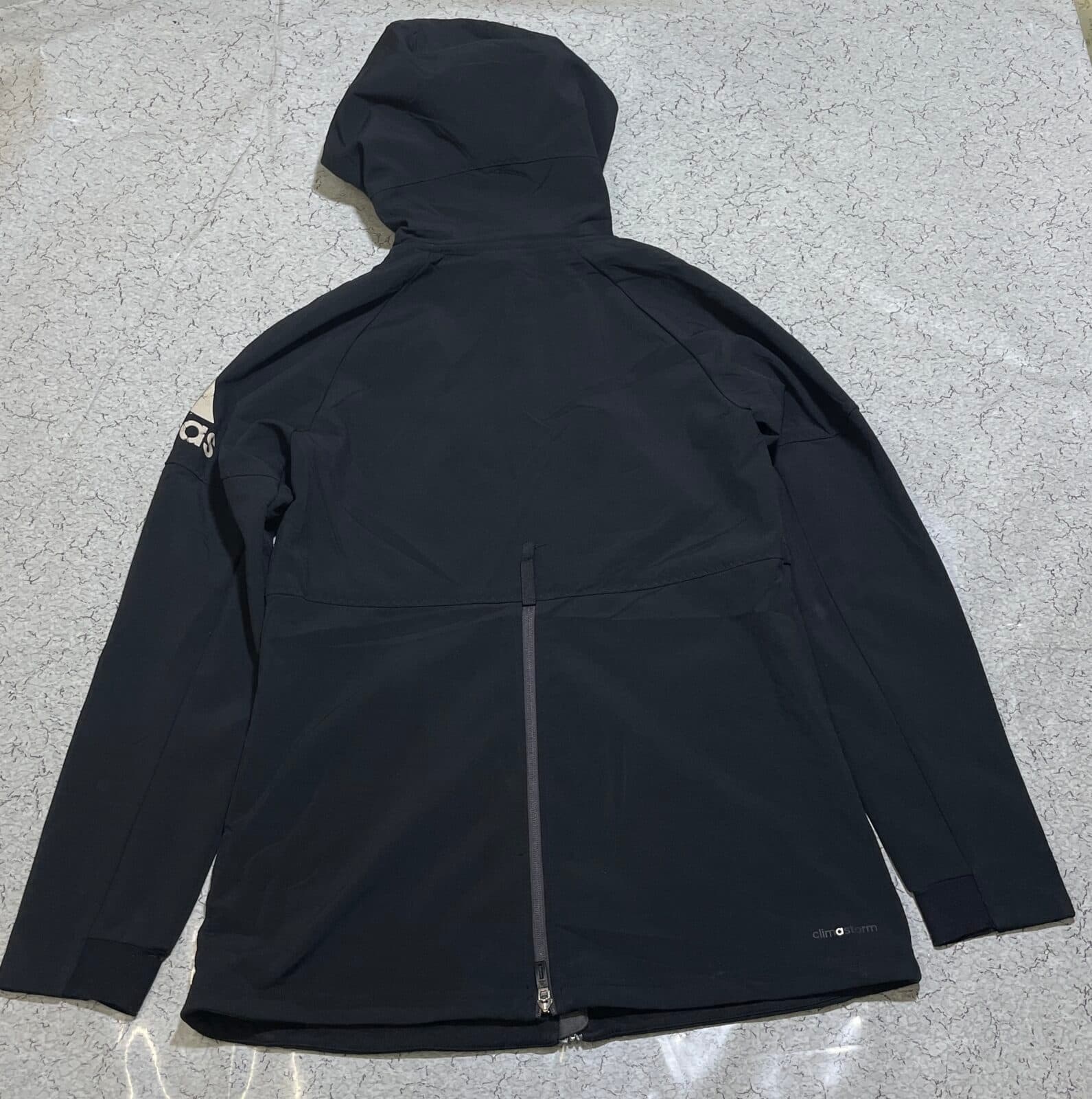 Adidas thrift track jacket India close-up