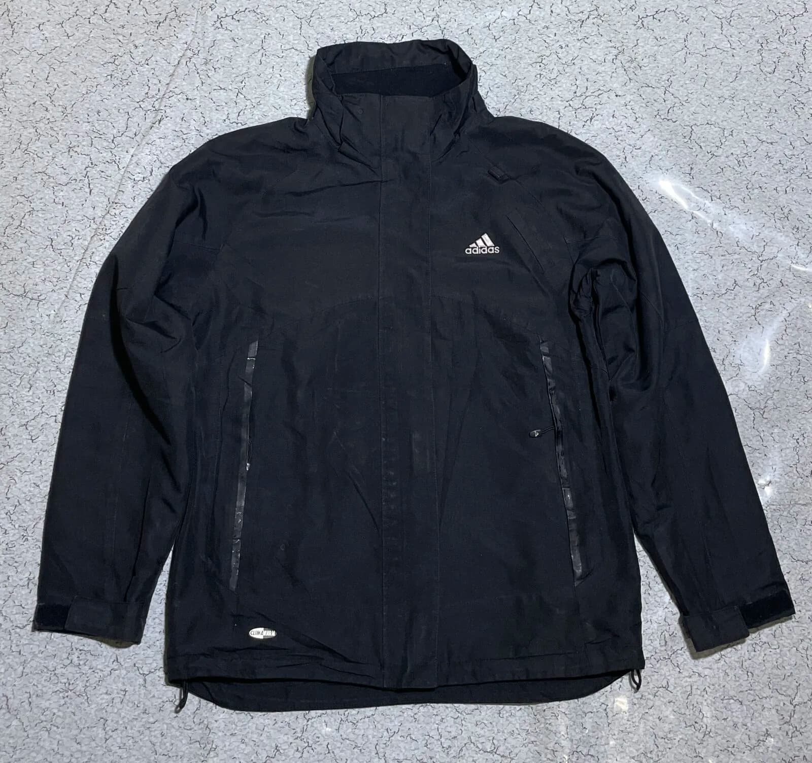 Adidas thrift winter jacket India back view