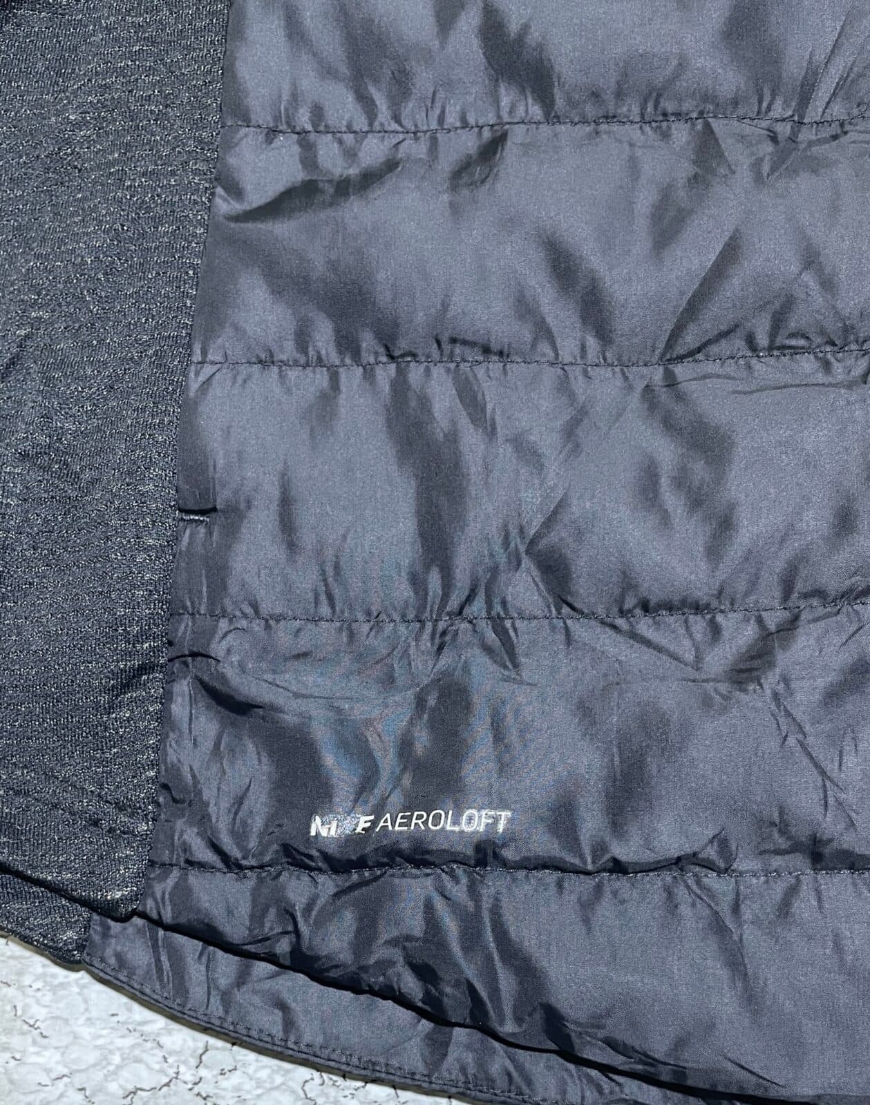 Nike thrift track jacket India close-up