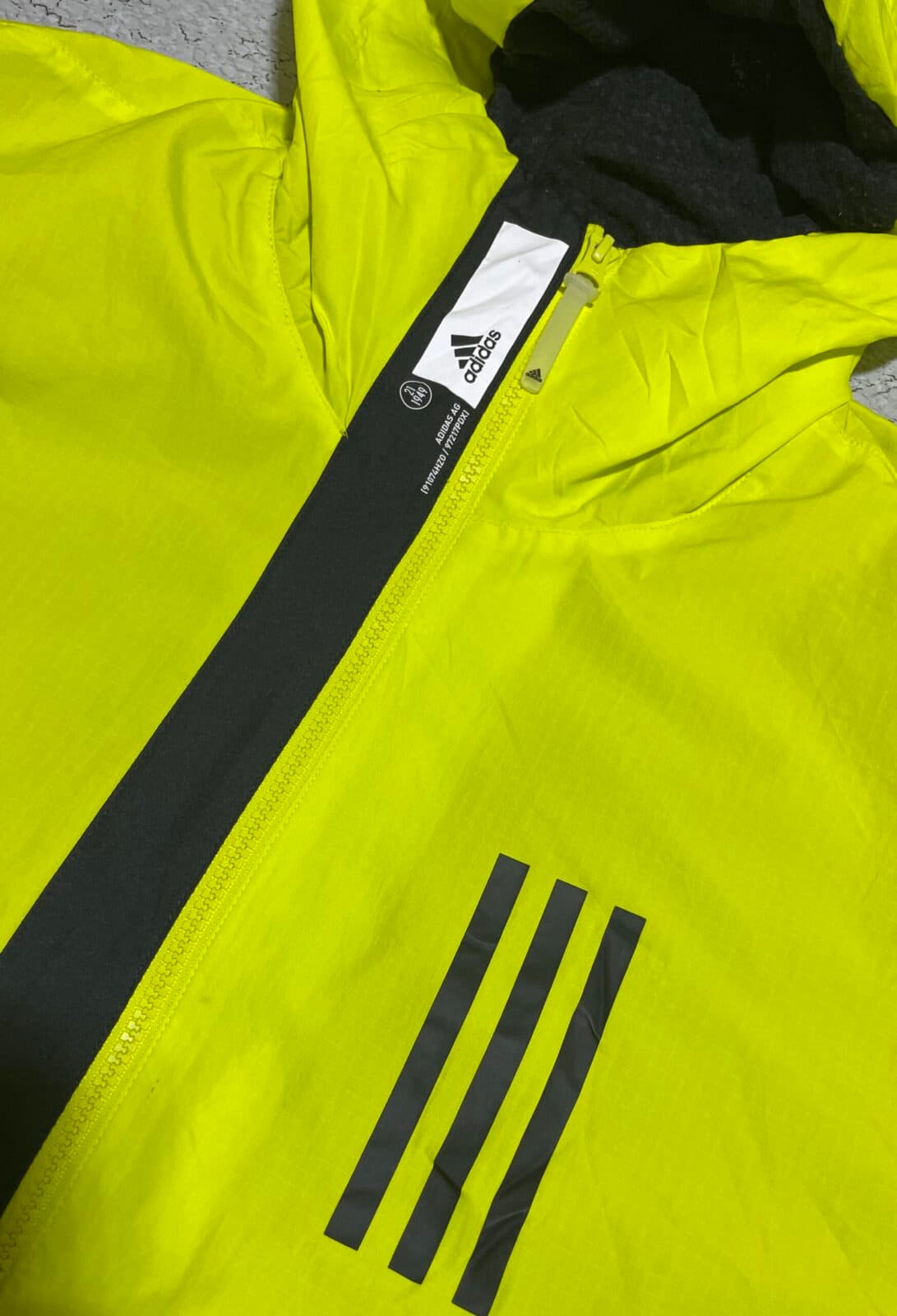 Adidas thrift track jacket India detail view