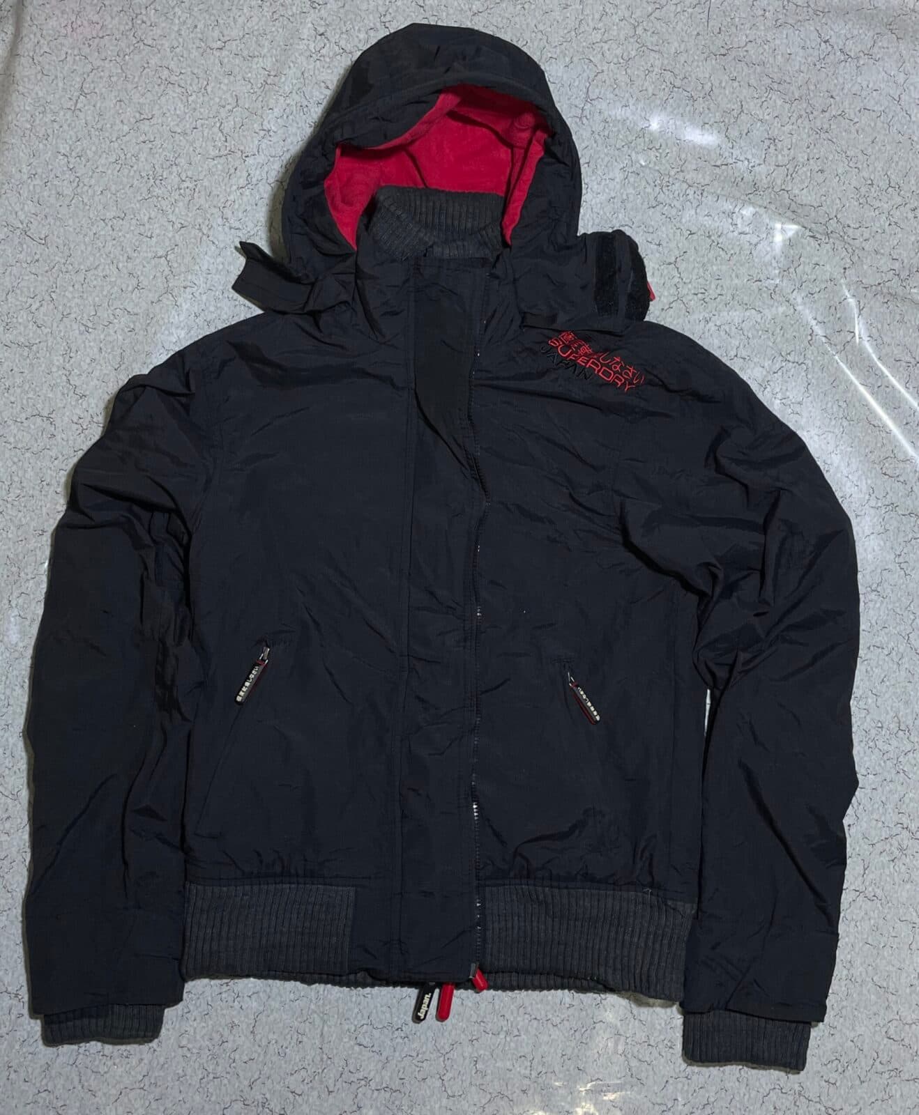 Superdry thrift bomber jacket India back view