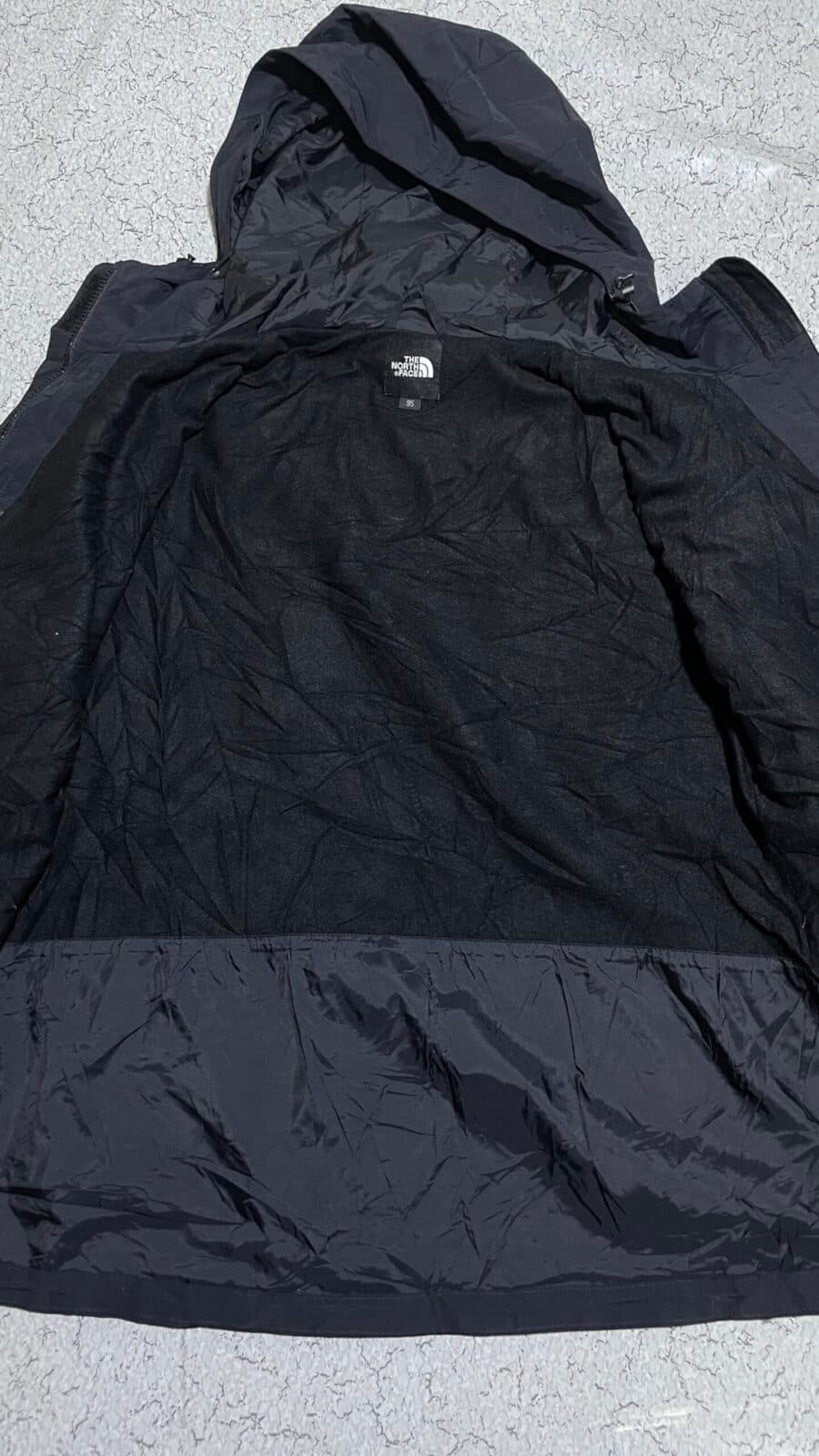 Branded thrift track jacket India detail view