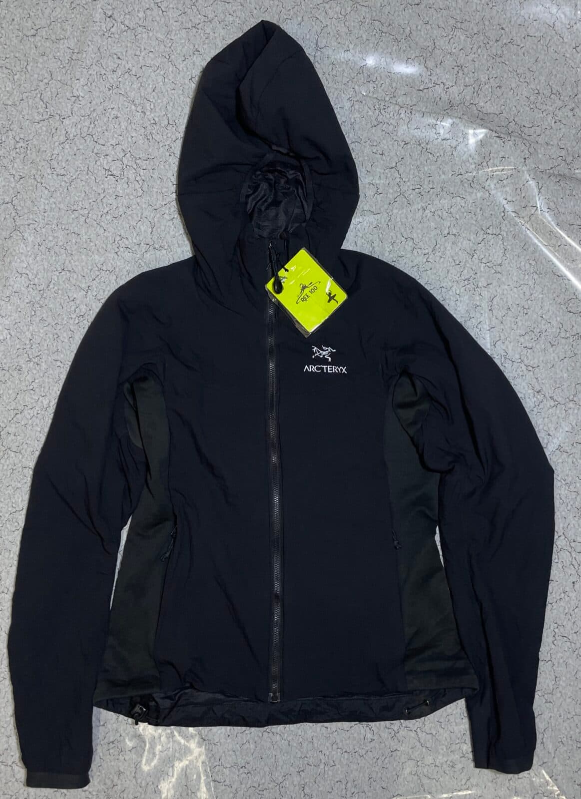 Branded thrift track jacket India back view