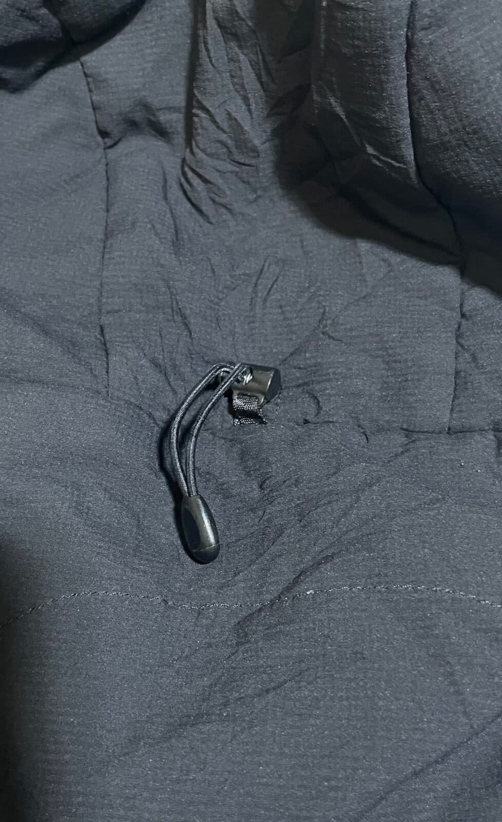 Branded thrift track jacket India close-up