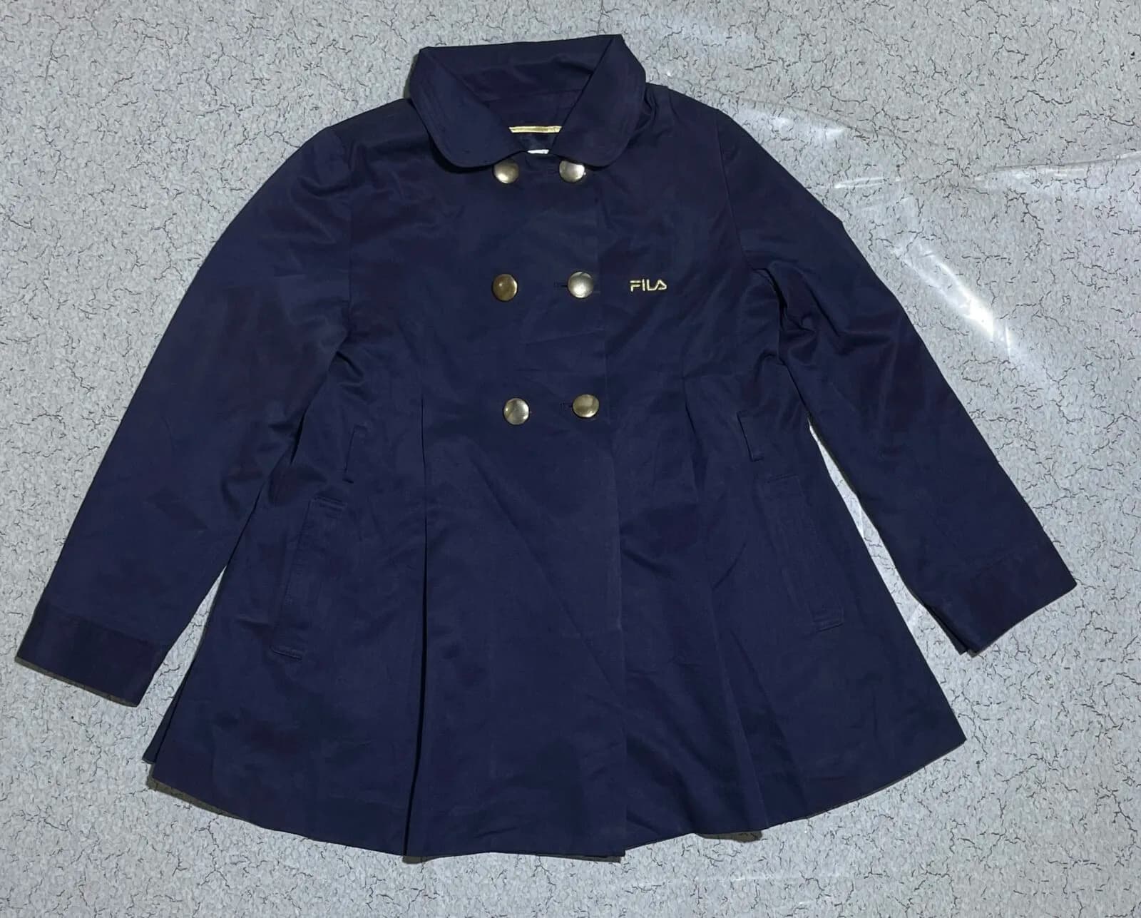 Fila thrift jacket India back view