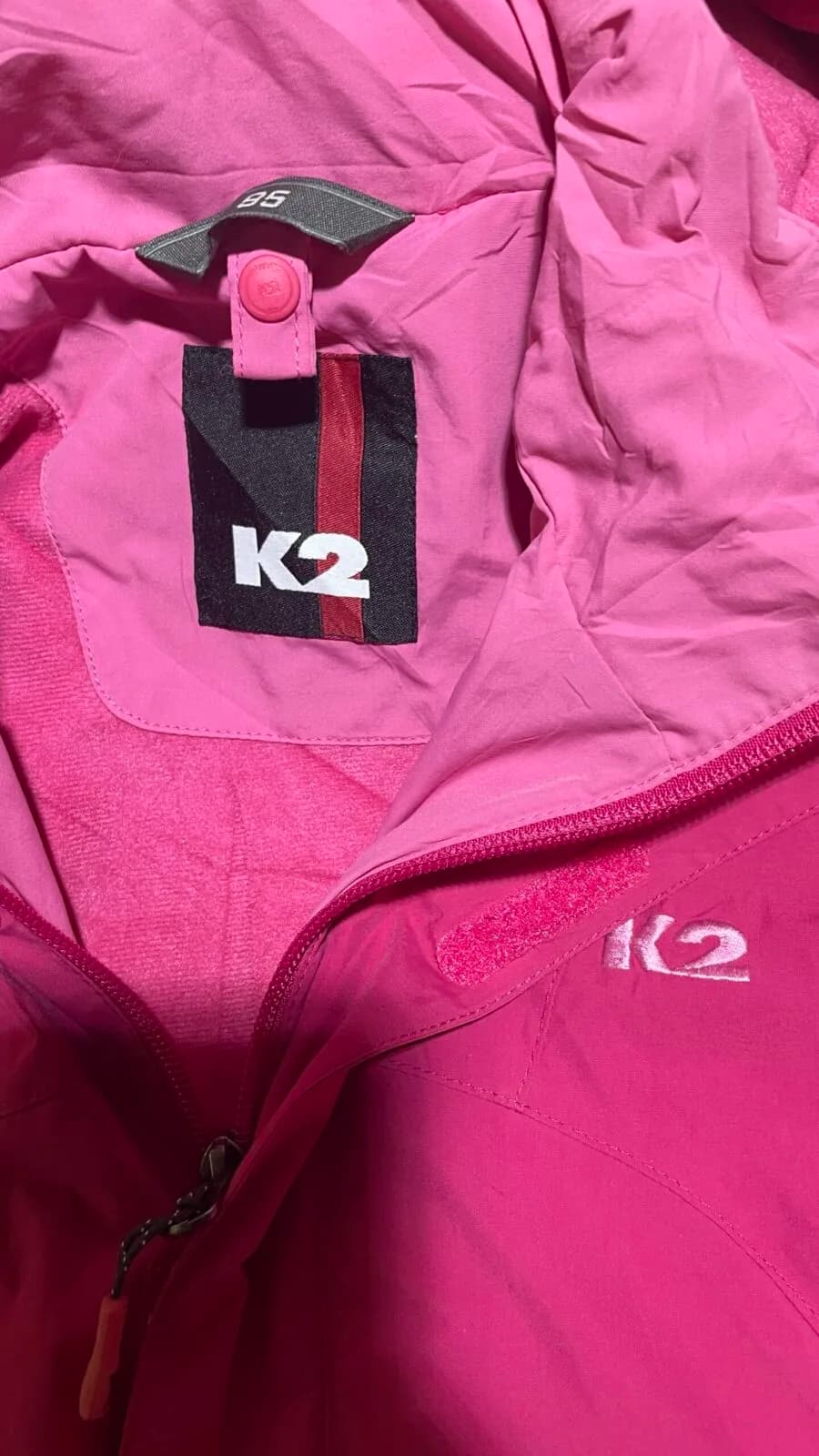 Branded thrift waterproof jacket India close-up