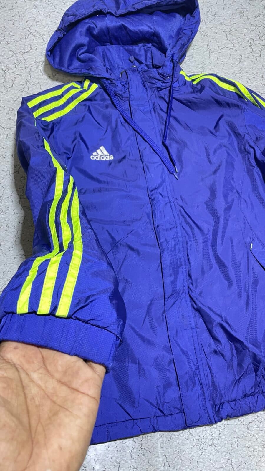 Adidas thrift windbreaker jacket India back view