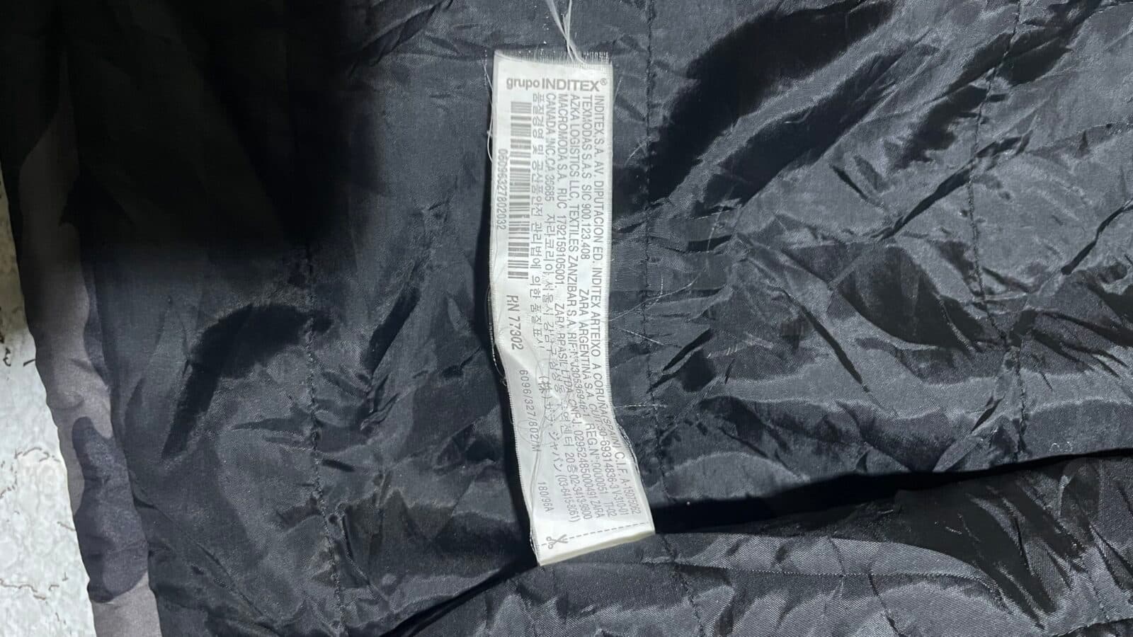 Zara thrift jacket India close-up