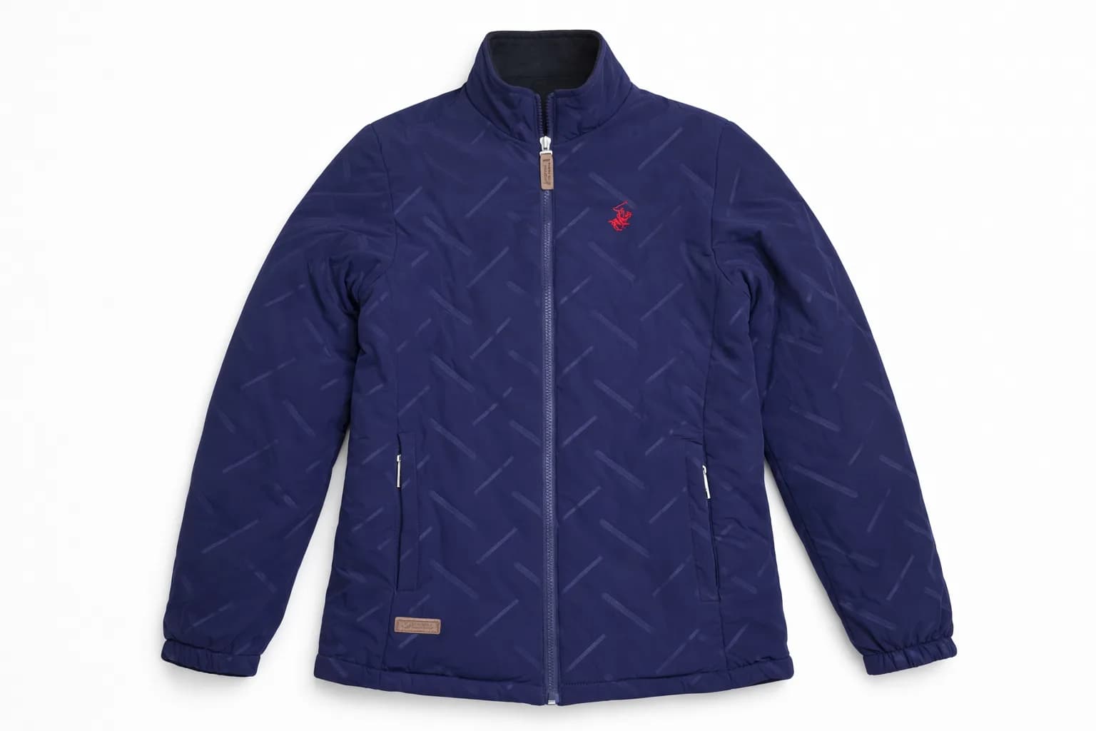 Branded thrift puffer jacket India back view
