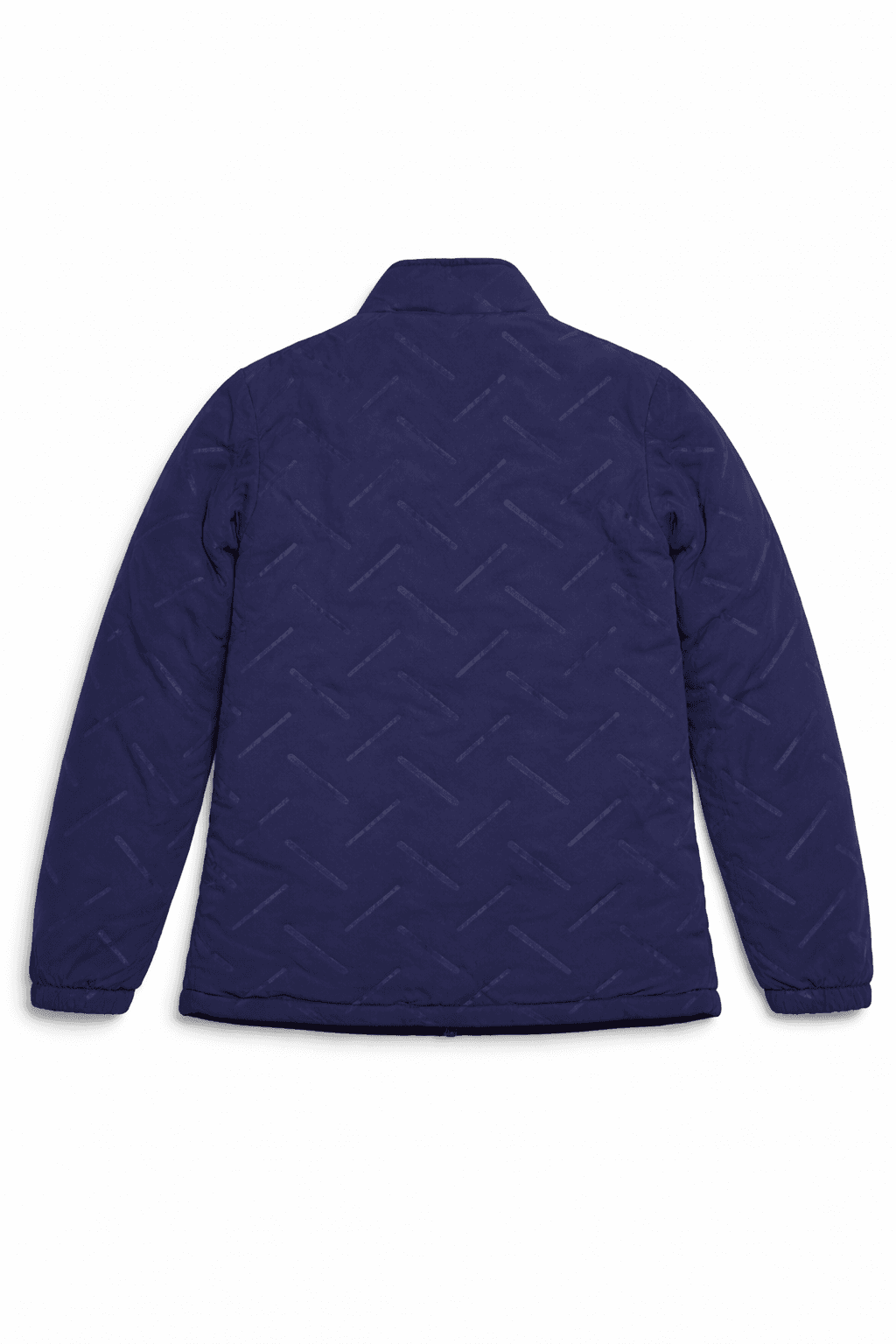 Branded thrift puffer jacket India detail view