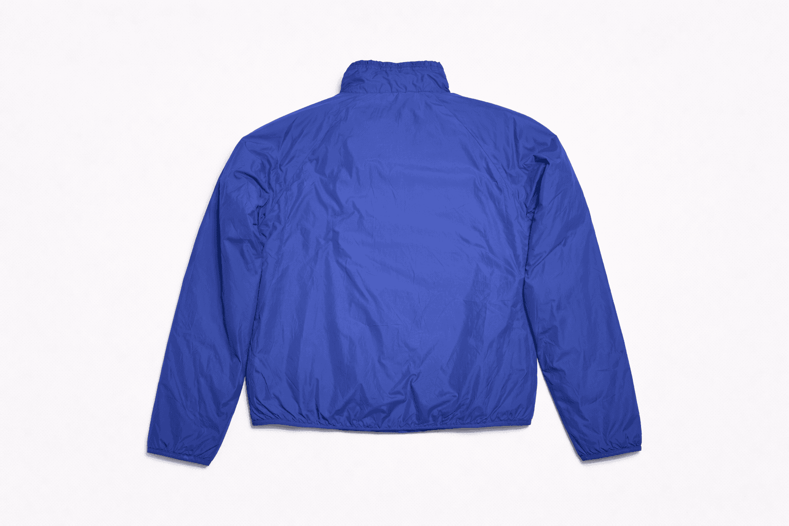 Branded thrift puffer jacket India detail view