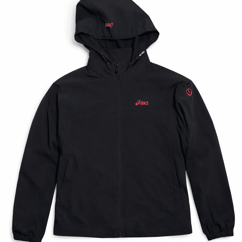 Branded thrift softshell jacket India detail view