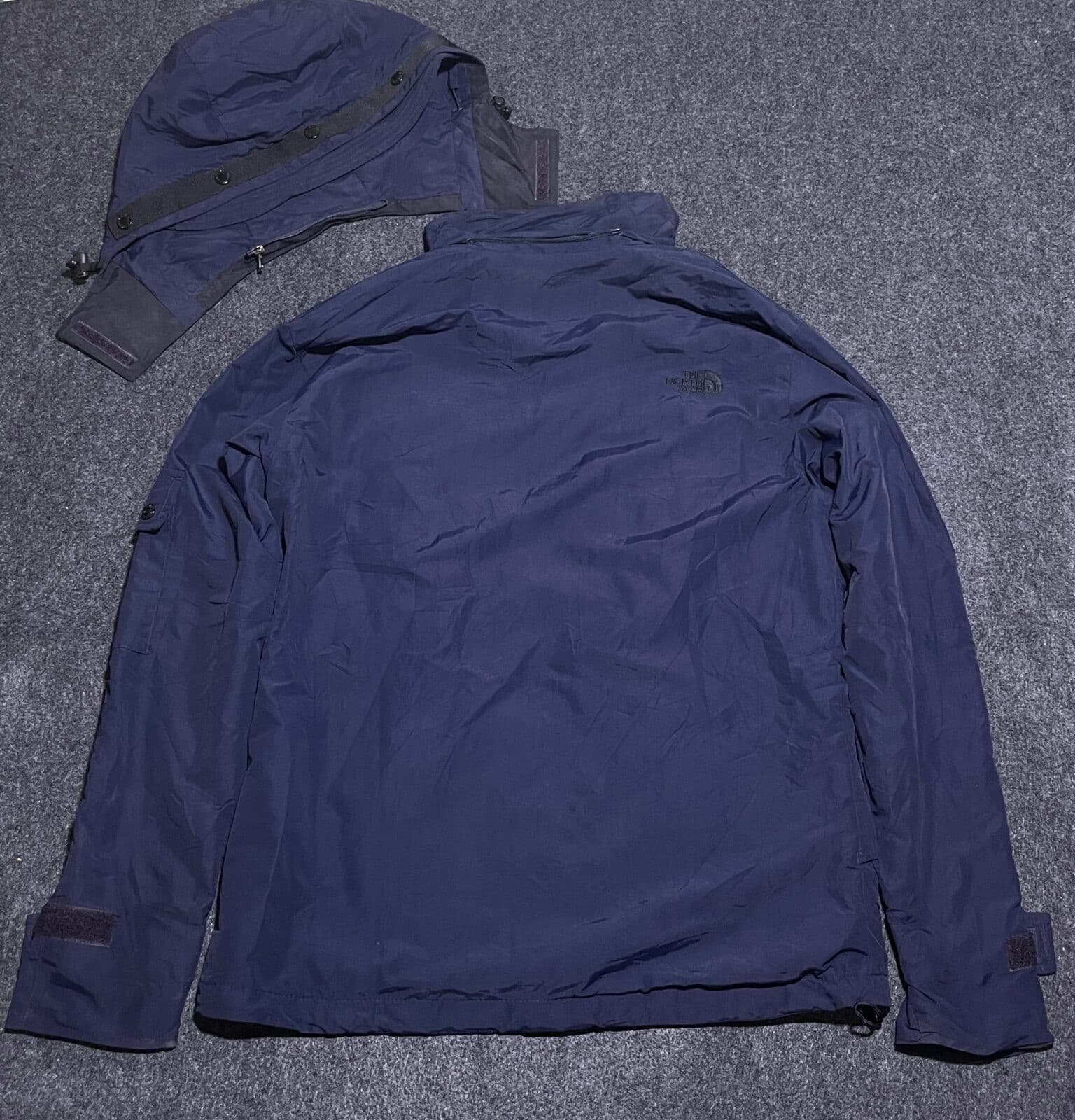 The North Face thrift waterproof jacket India close-up