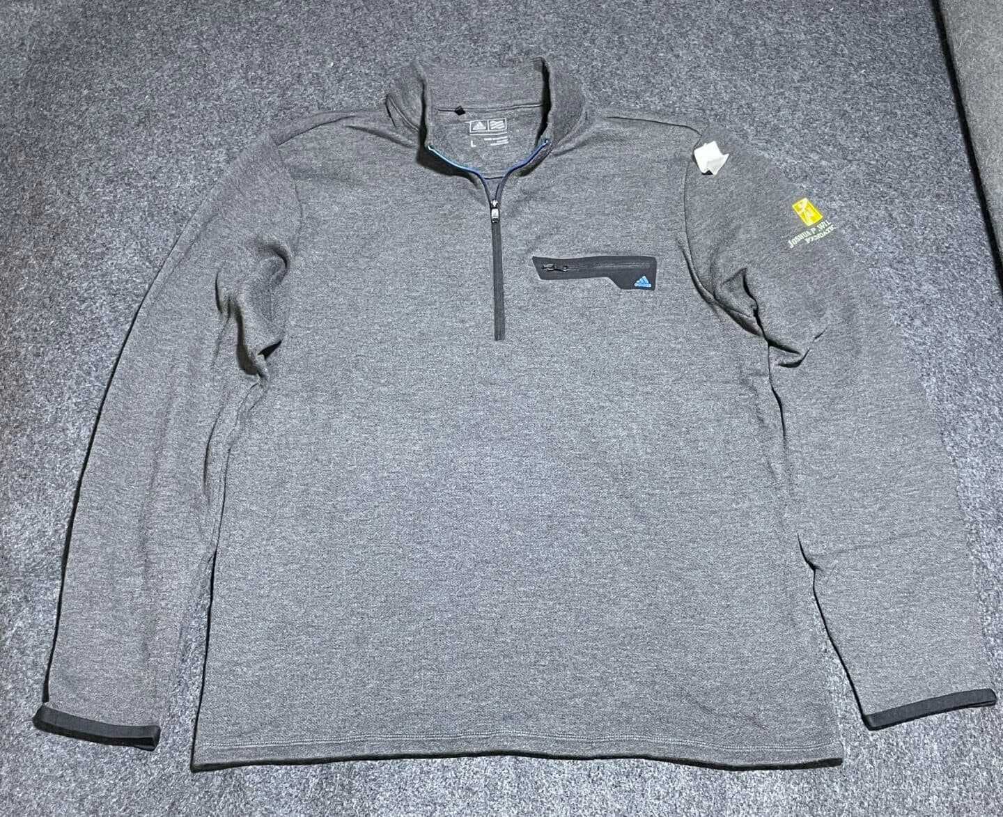 Adidas Climalite thrift sweatshirt India detail view
