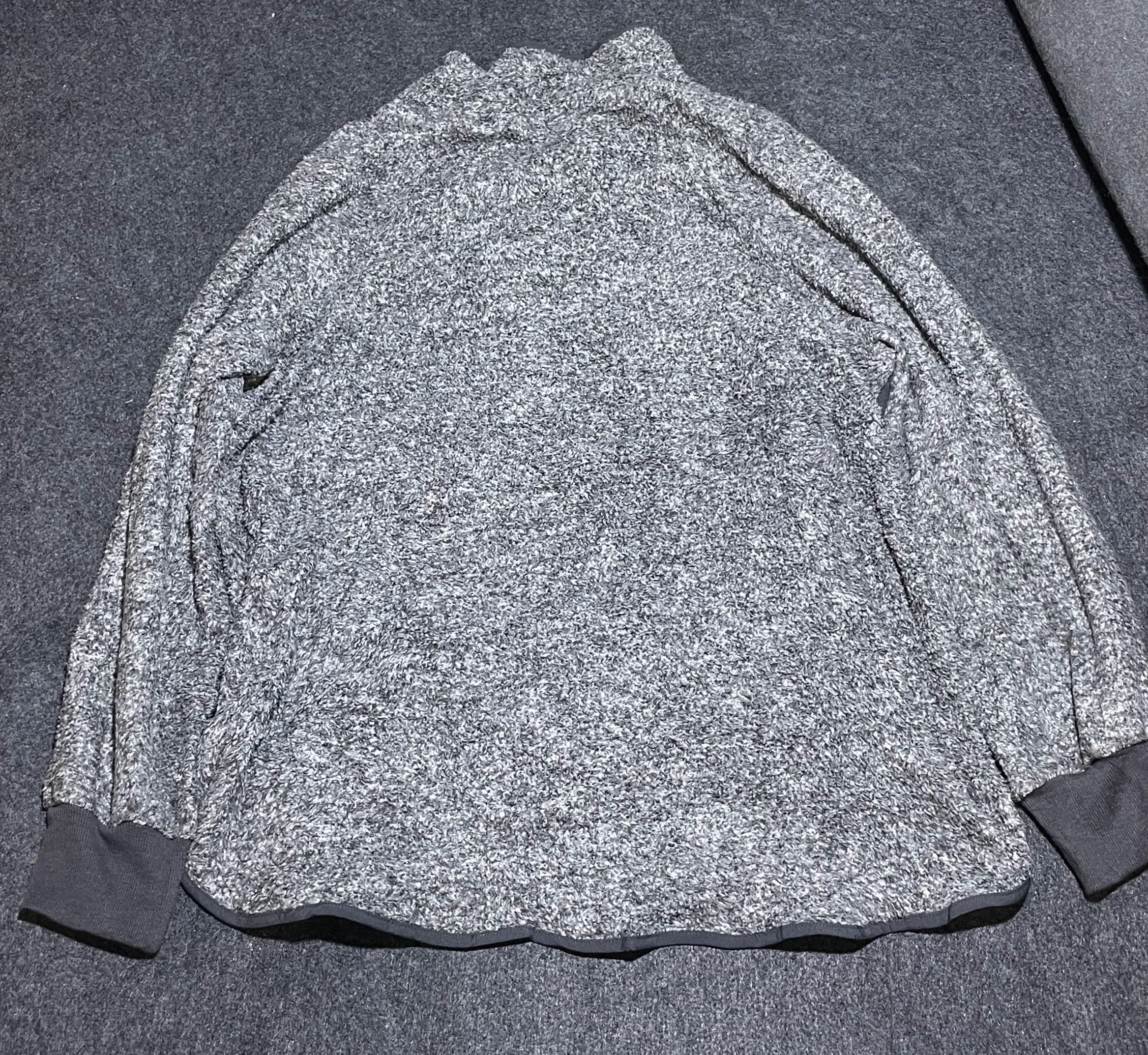 Branded thrift fleece jacket India back view