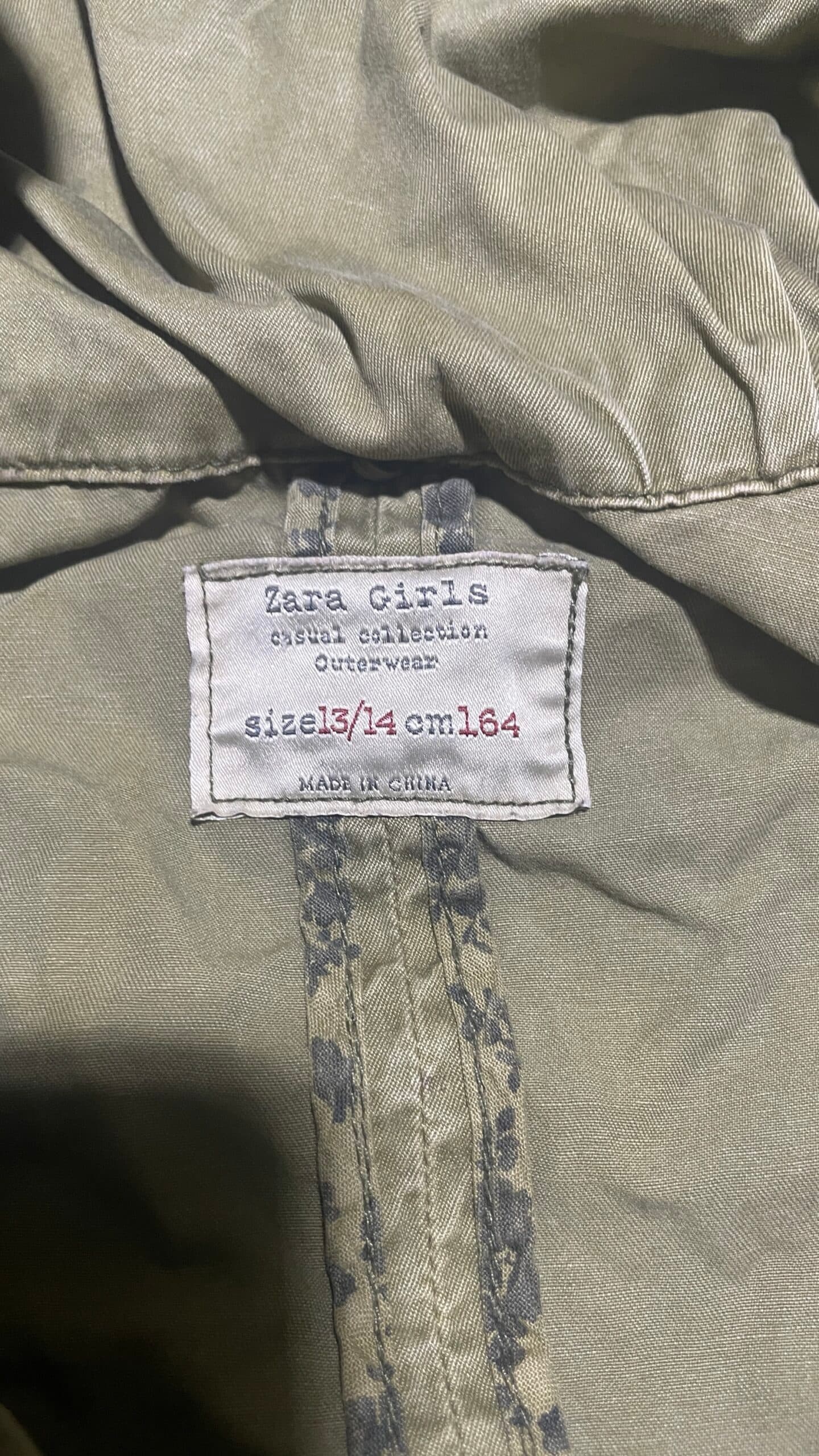Zara thrift jacket India close-up