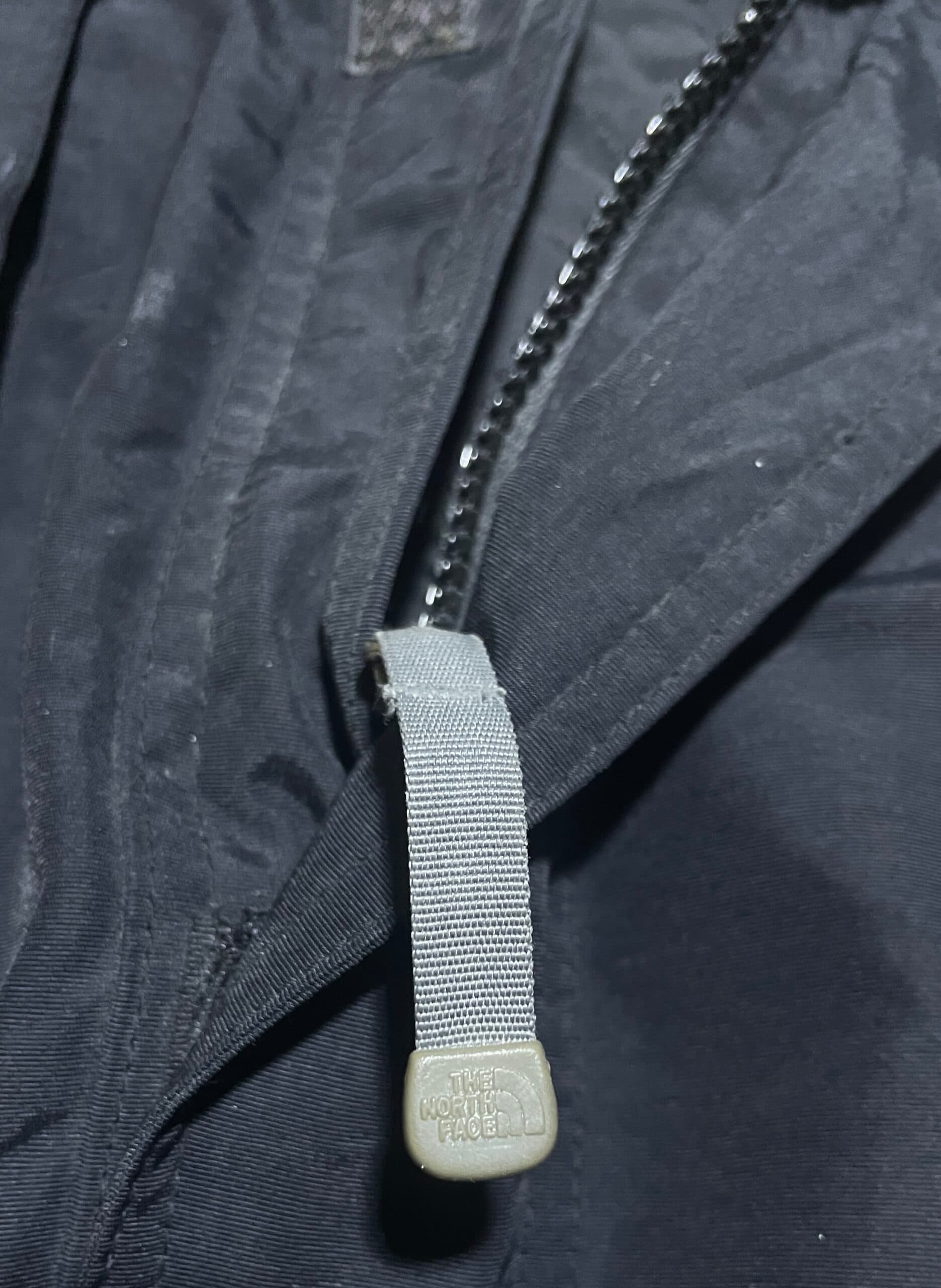 The North Face thrift winter jacket India close-up