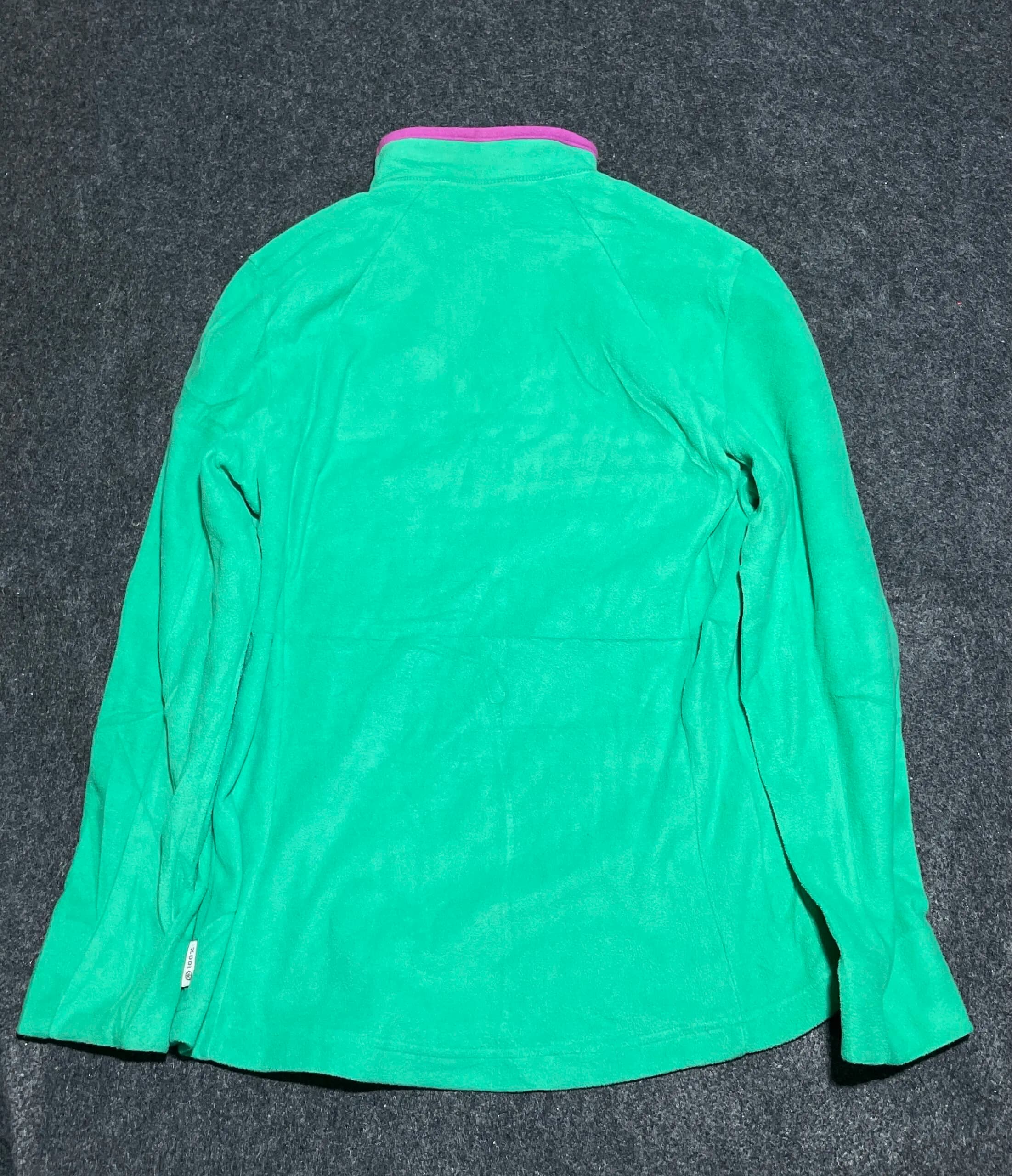 Branded thrift fleece jacket India back view