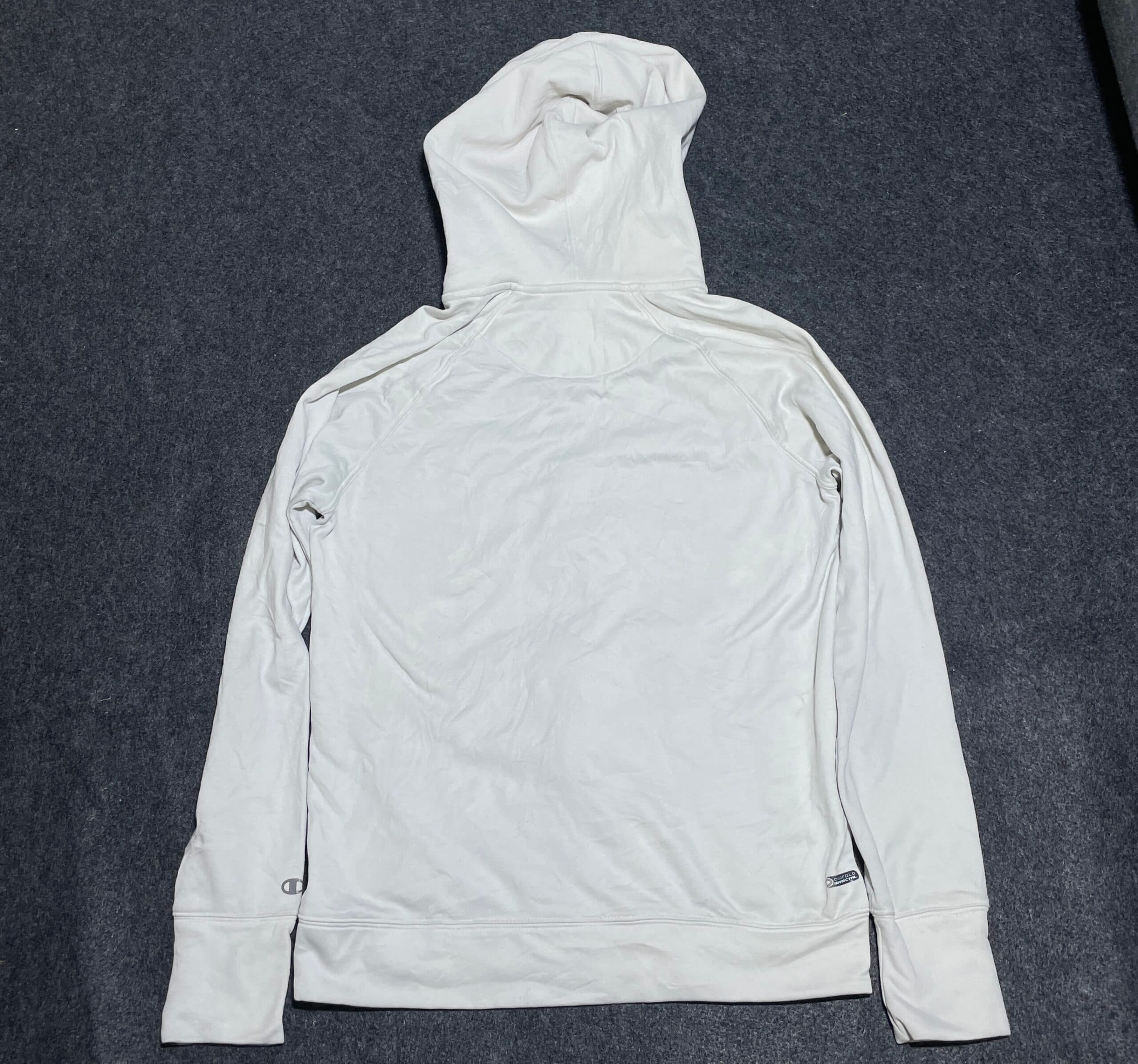 Champion thrift hoodie India detail view