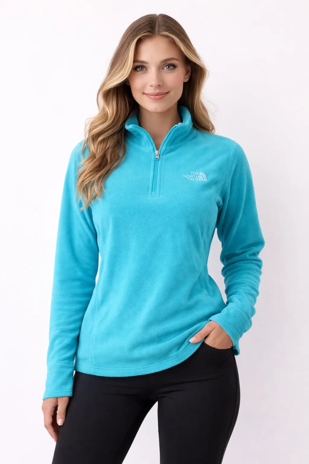 The North Face Women’s Fleece Sweater Sky Blue-L