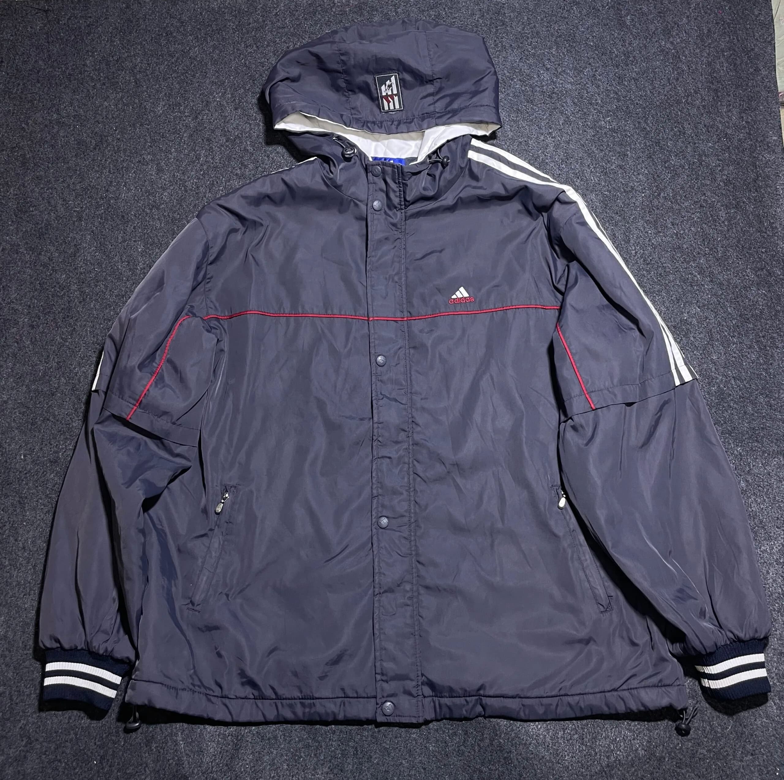 Adidas thrift winter jacket India back view
