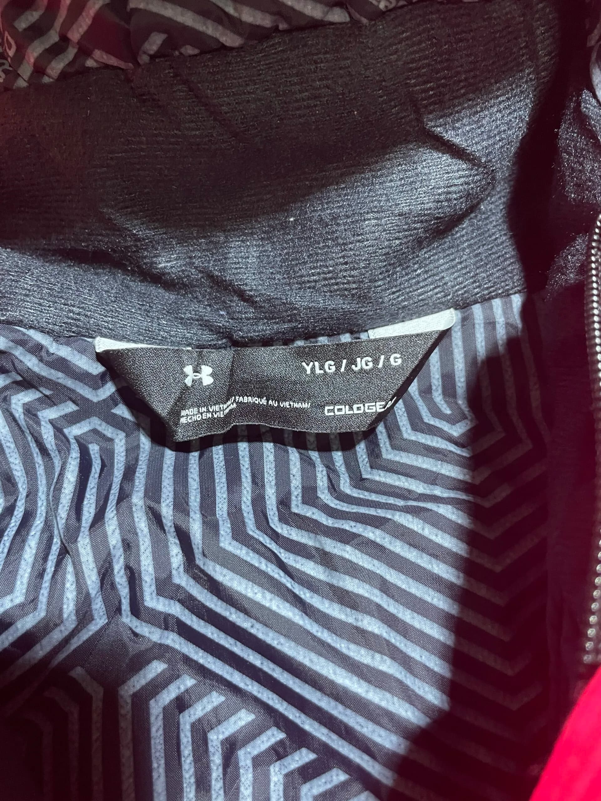 Under Armour ColdGear thrift winter jacket India close-up