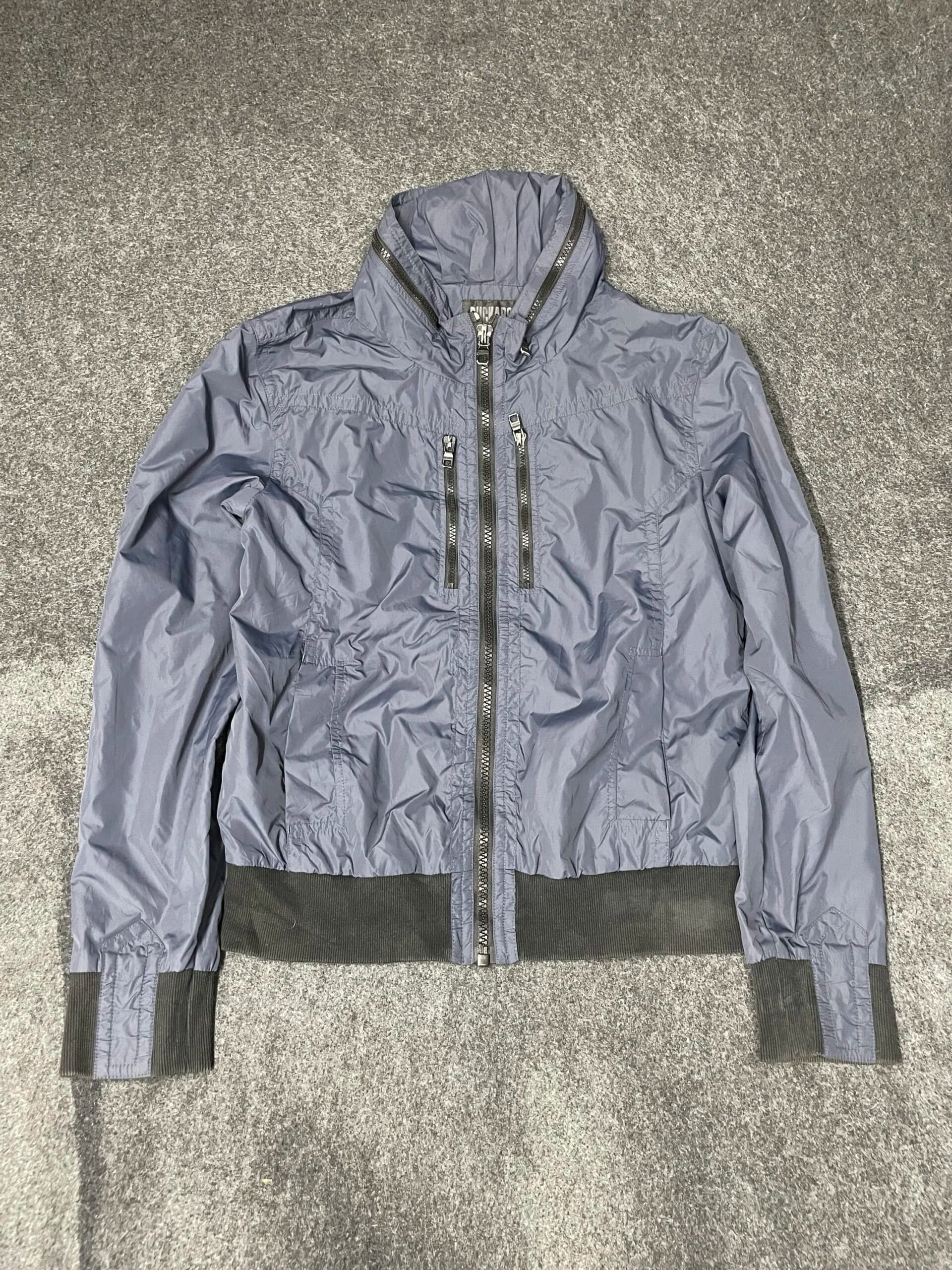 Branded thrift bomber jacket India back view