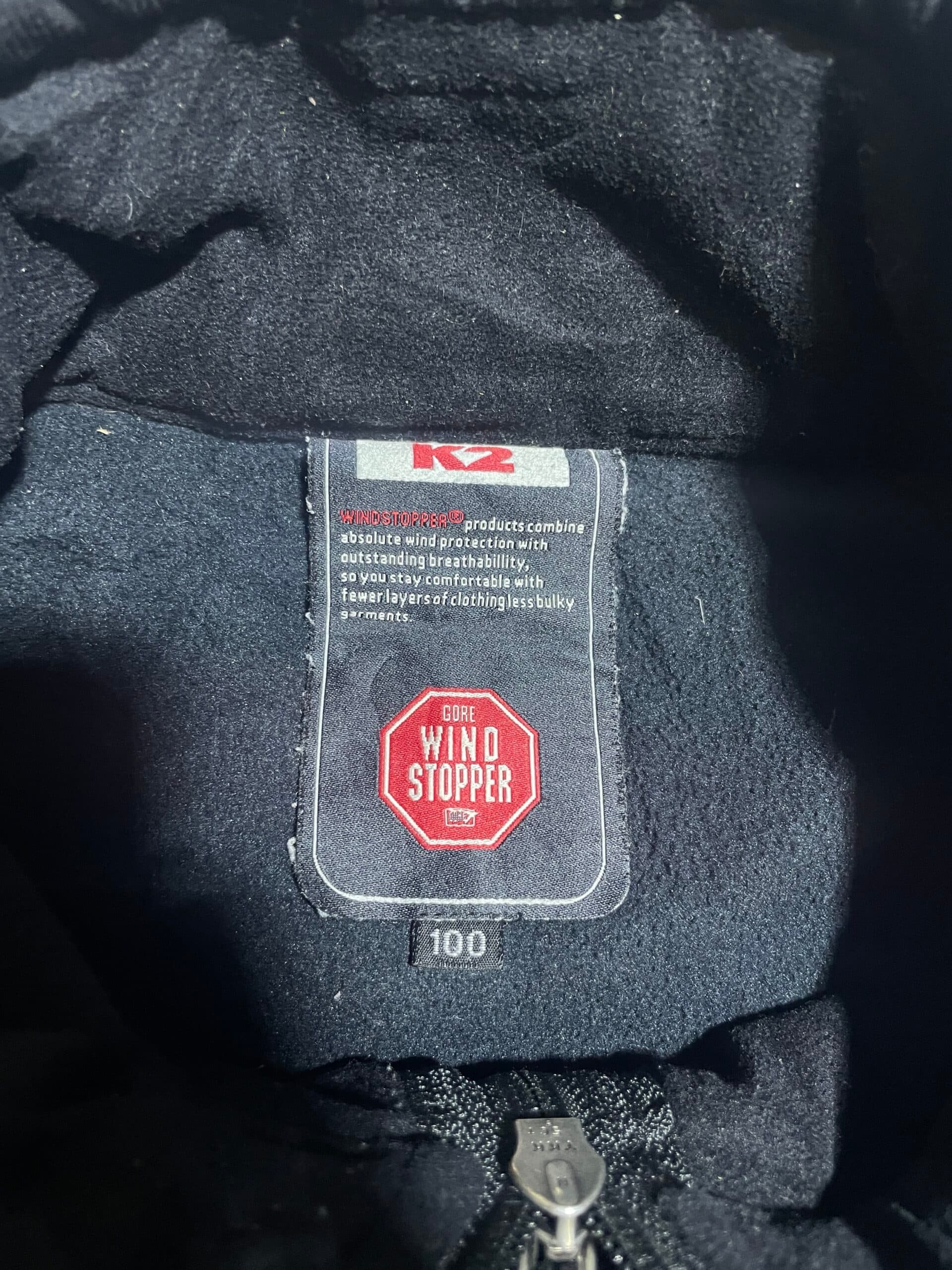 Branded thrift winter jacket India close-up