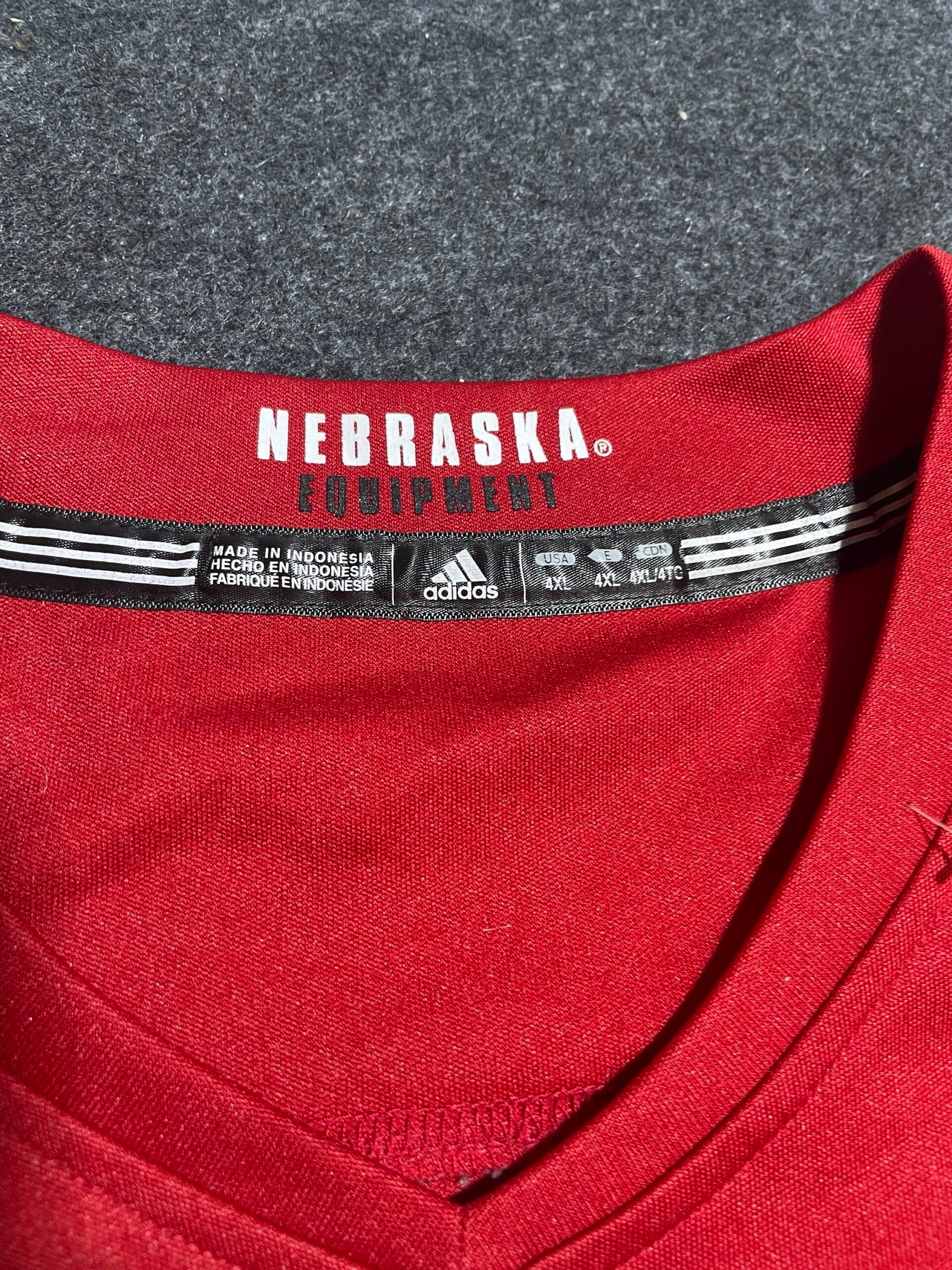 Adidas thrift football jersey India close-up