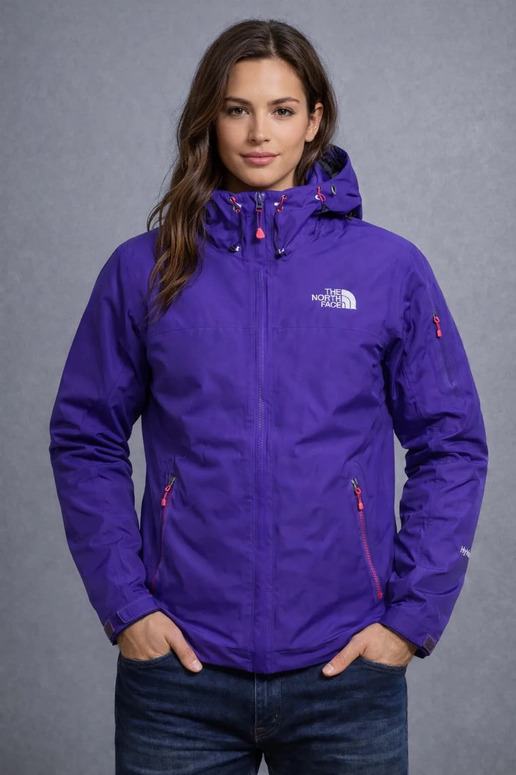 The North Face HyVent thrift jacket India back view