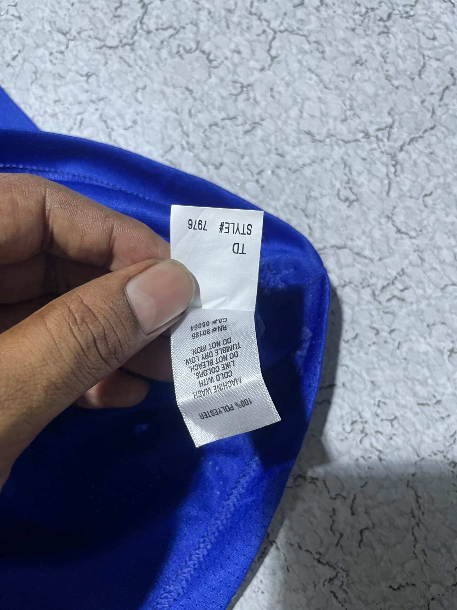Branded thrift sports jersey India detail view