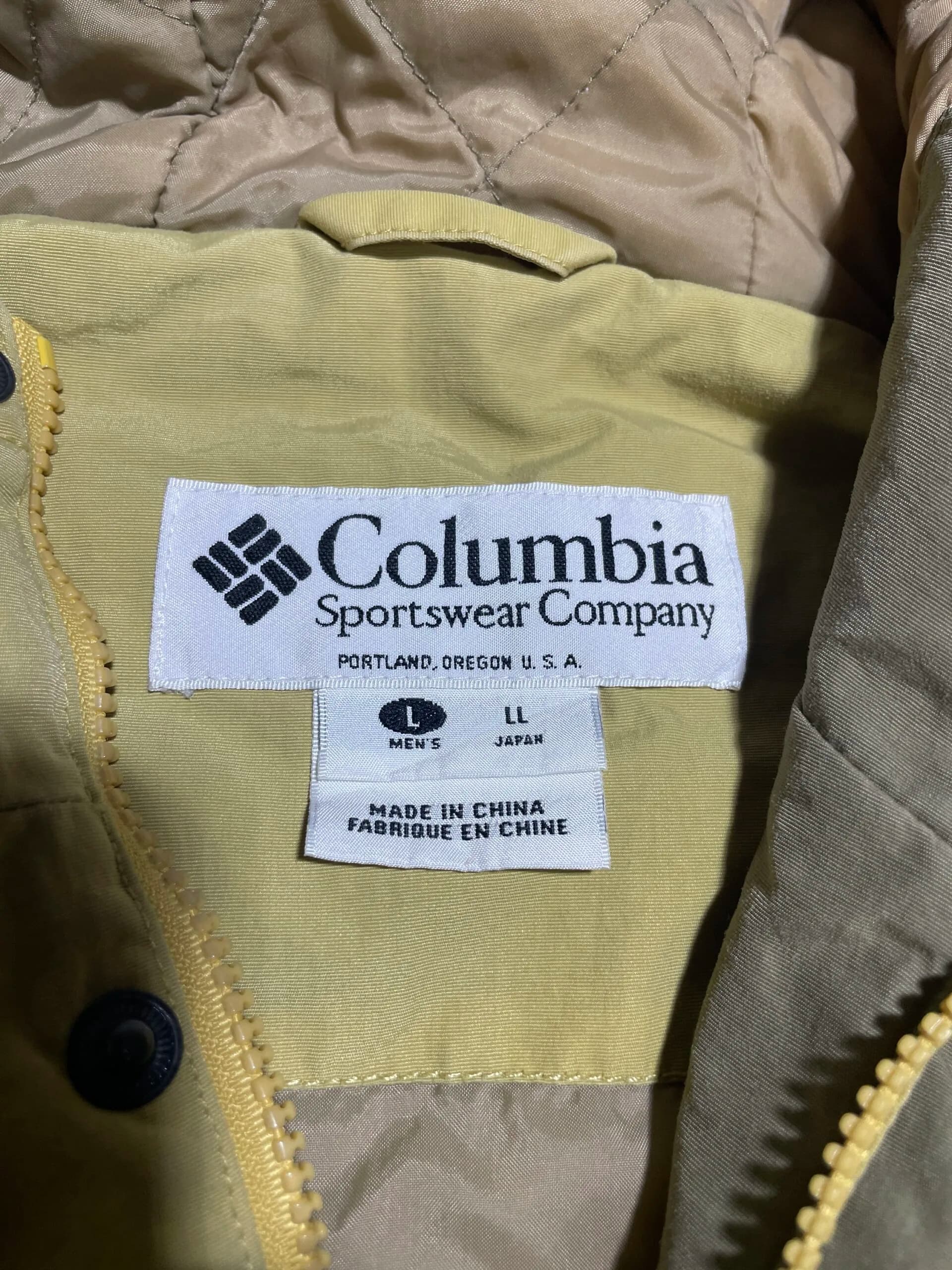 Columbia thrift winter jacket India back view