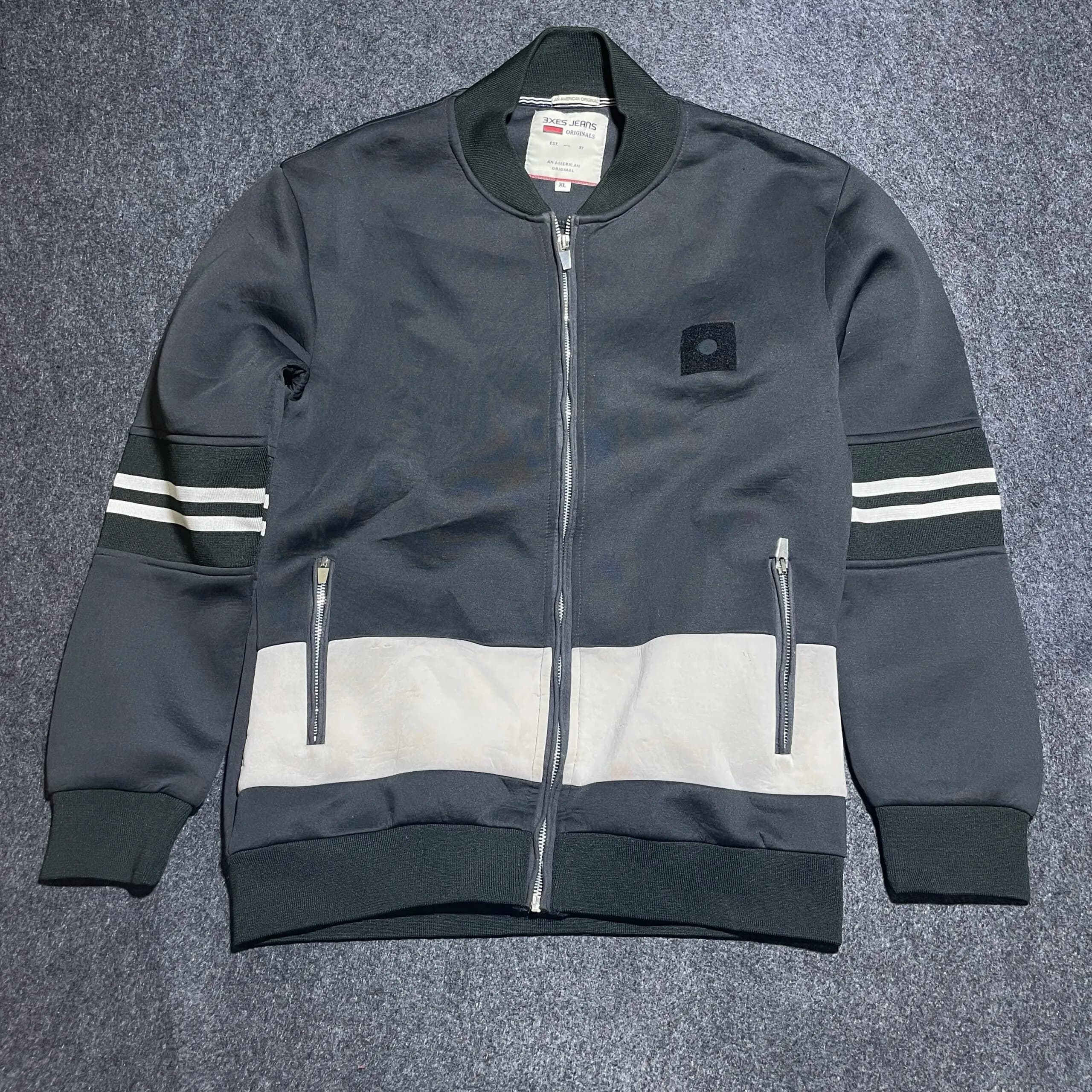 Branded thrift bomber jacket India back view