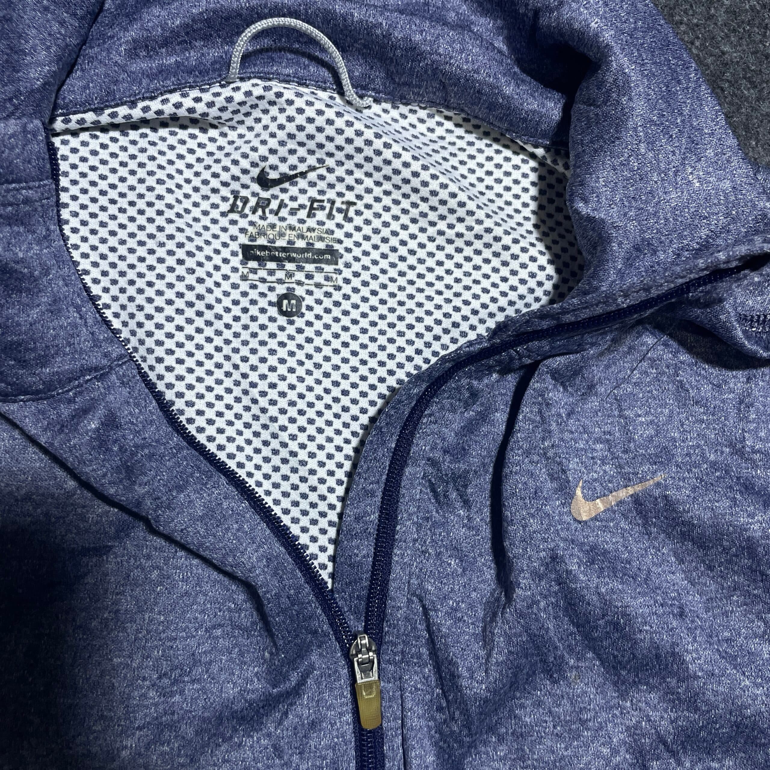Nike Dri-FIT thrift track jacket India close-up