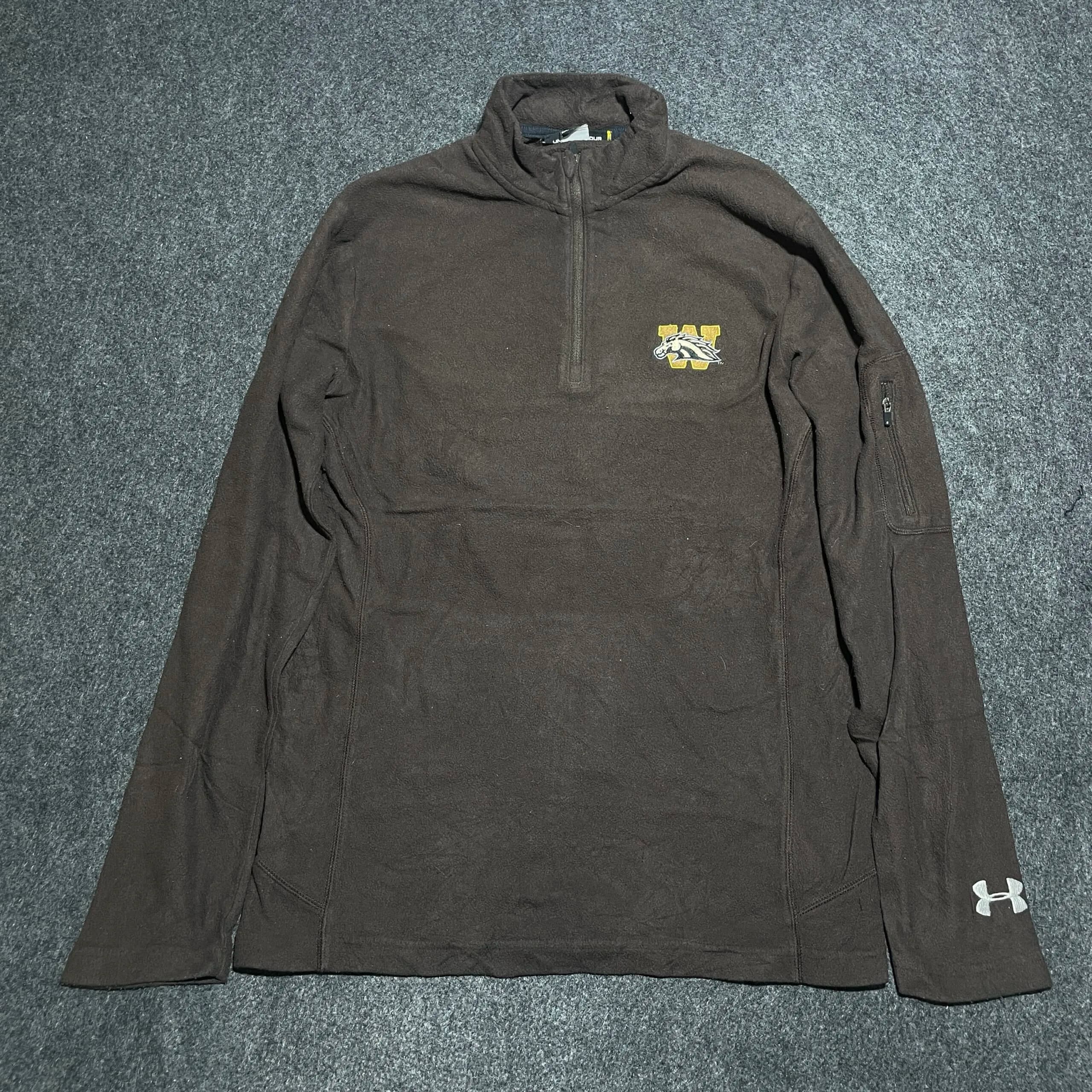 Under Armour thrift fleece jacket India back view