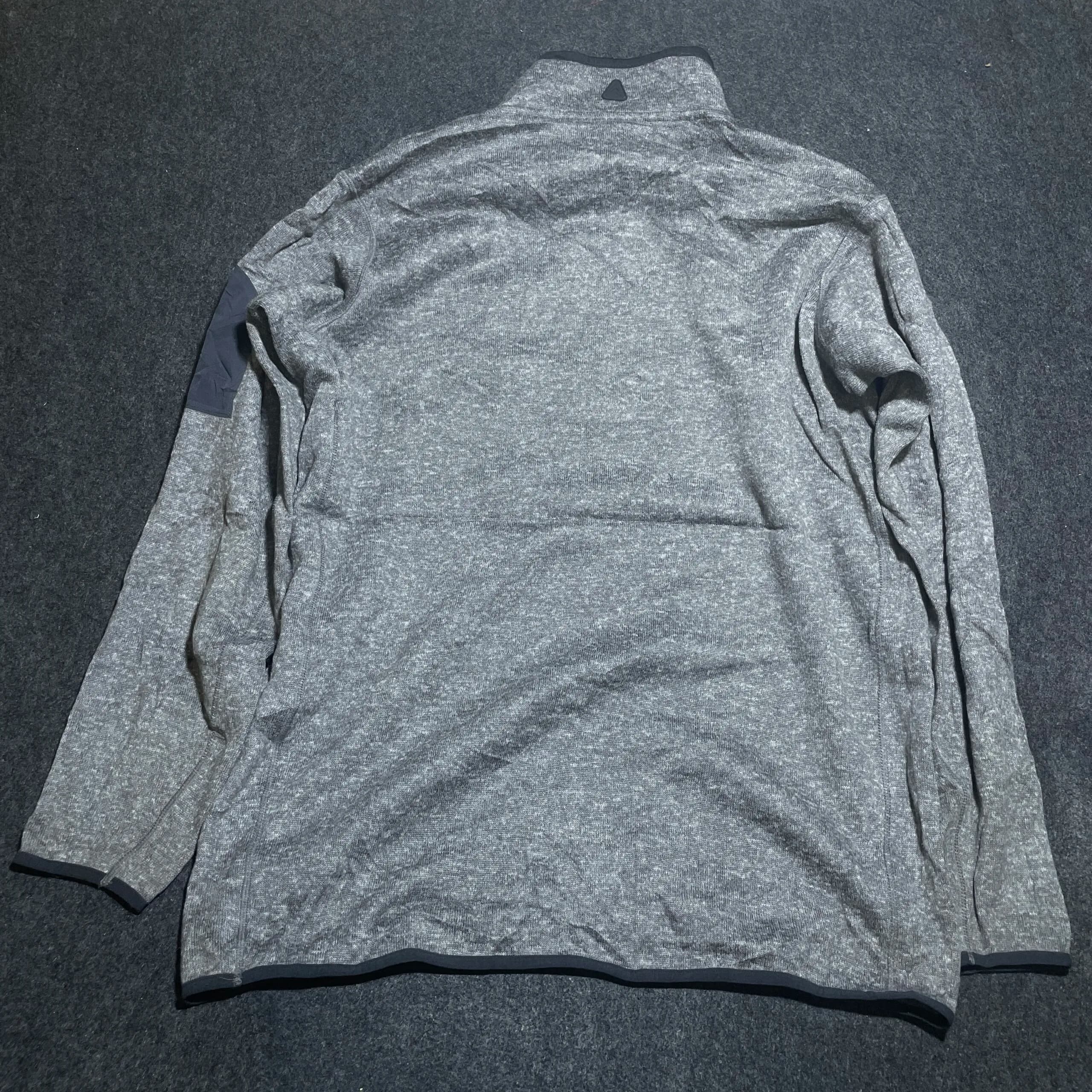 Branded thrift fleece jacket India back view
