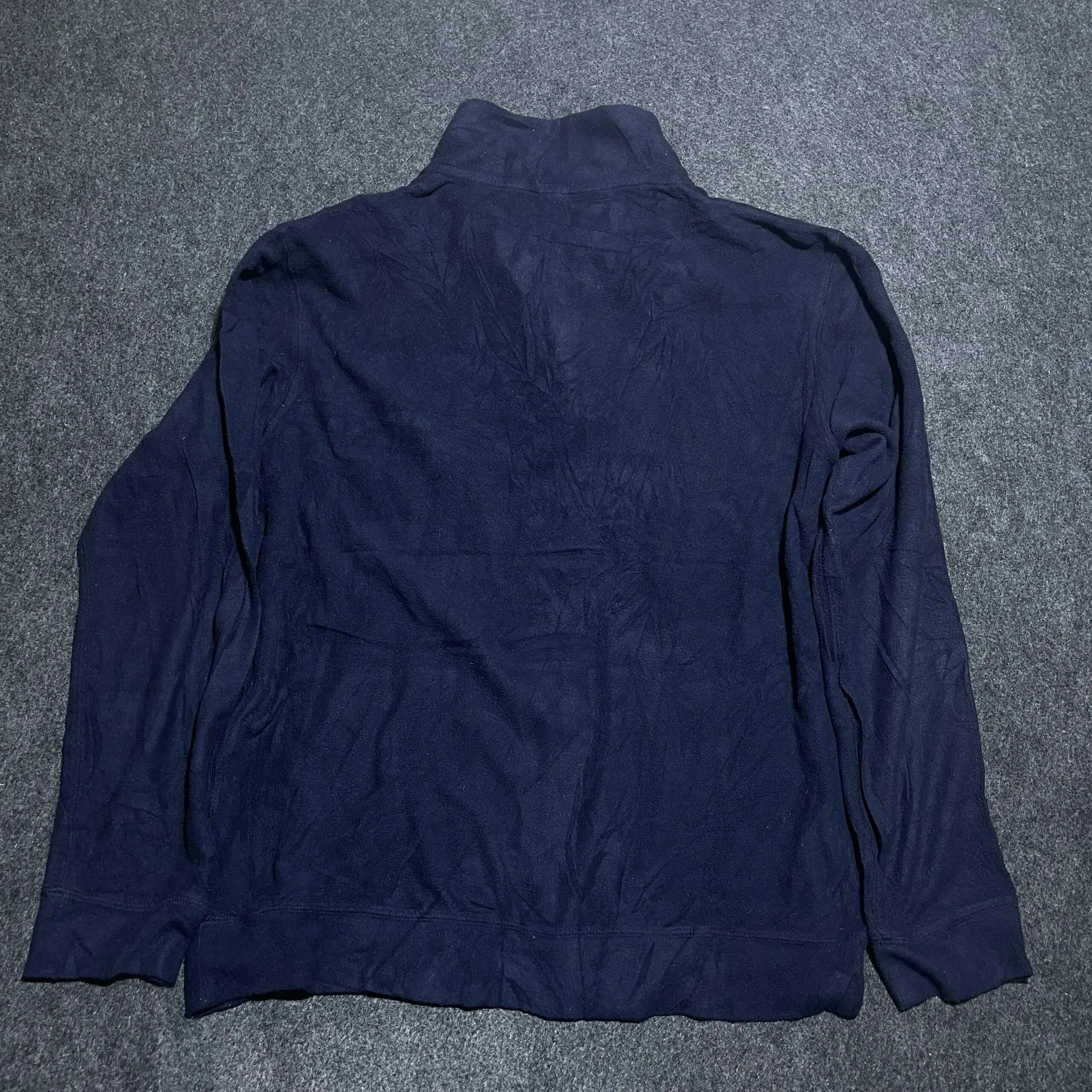 Uniqlo thrift fleece jacket India back view