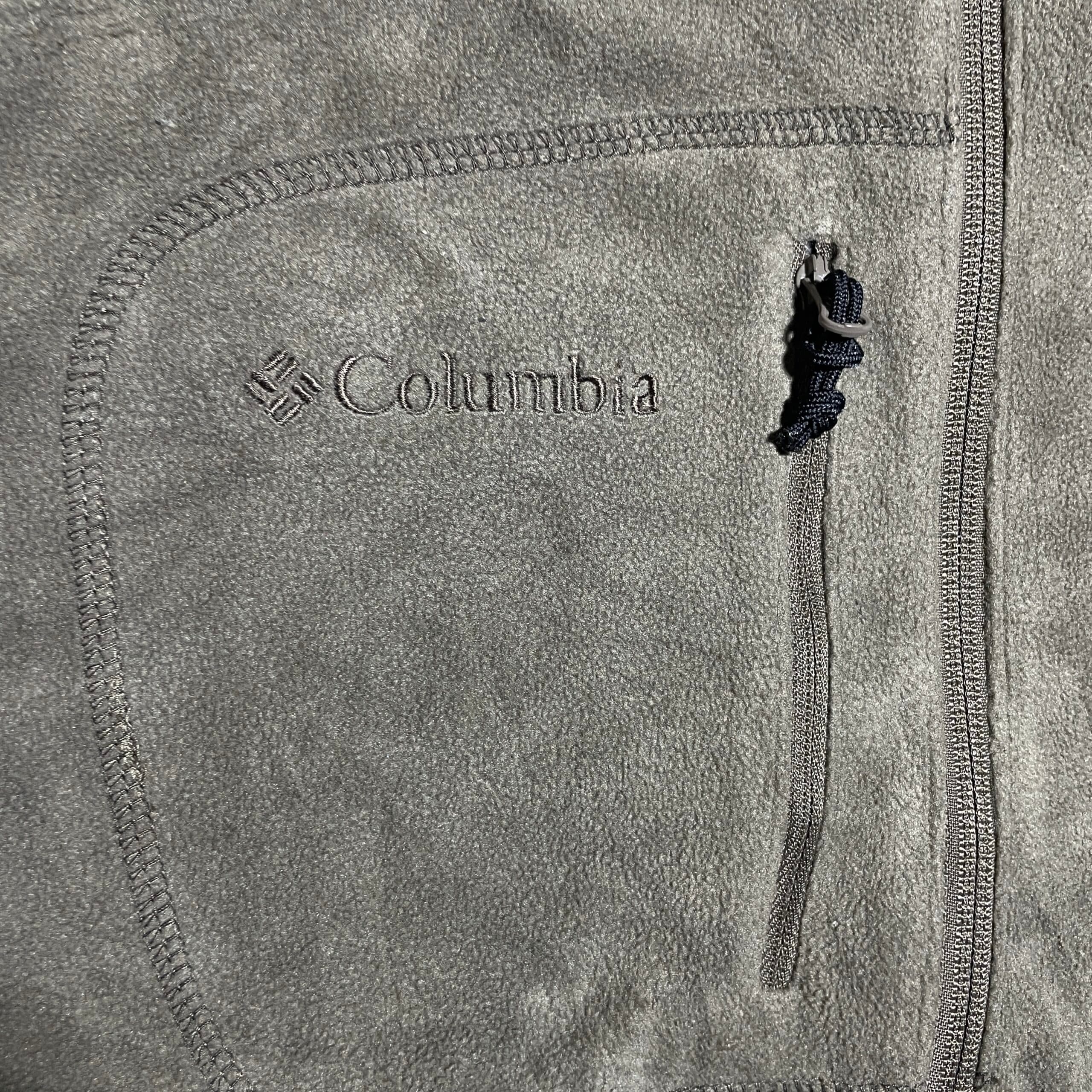 Columbia thrift fleece jacket India close-up