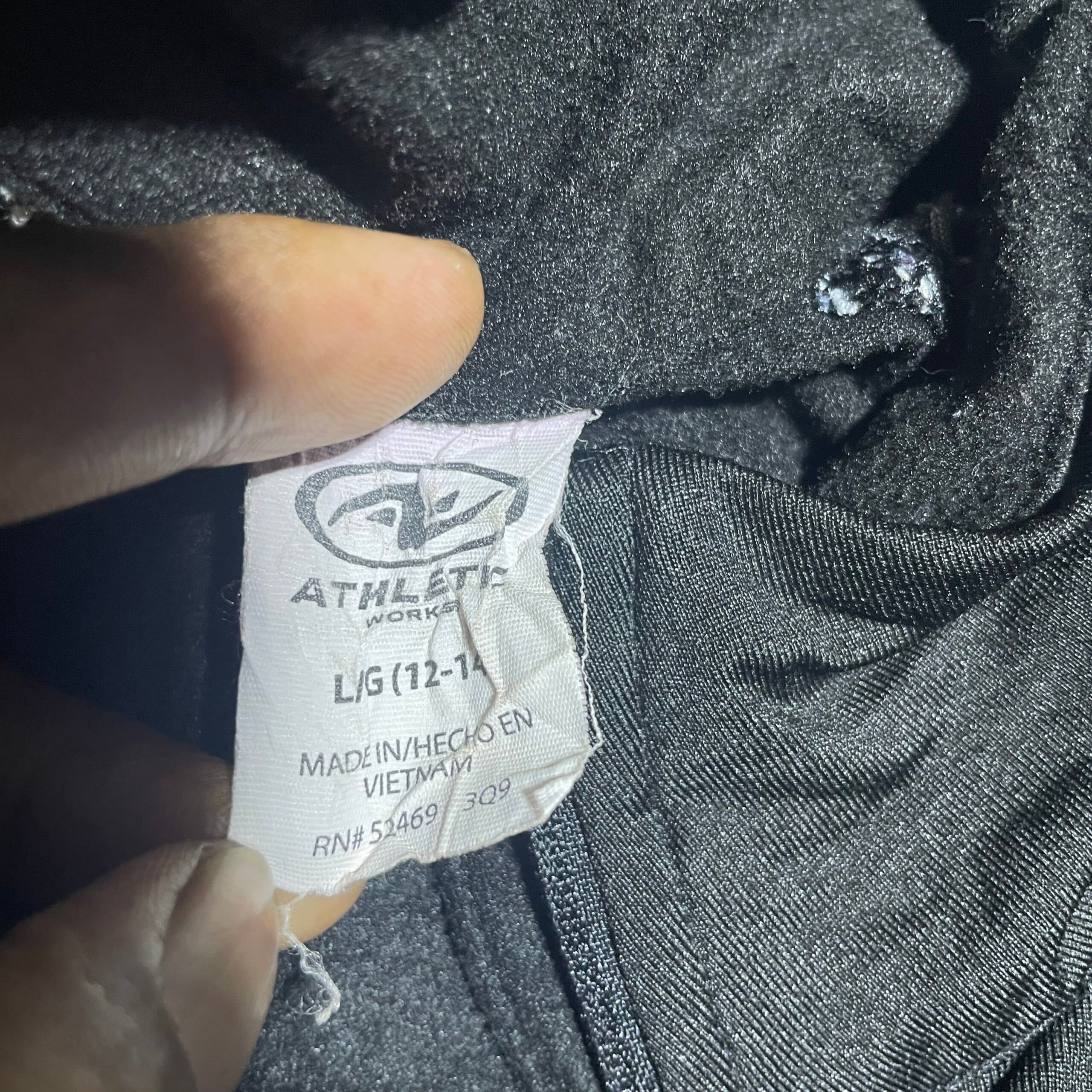 Branded thrift t-shirt India close-up