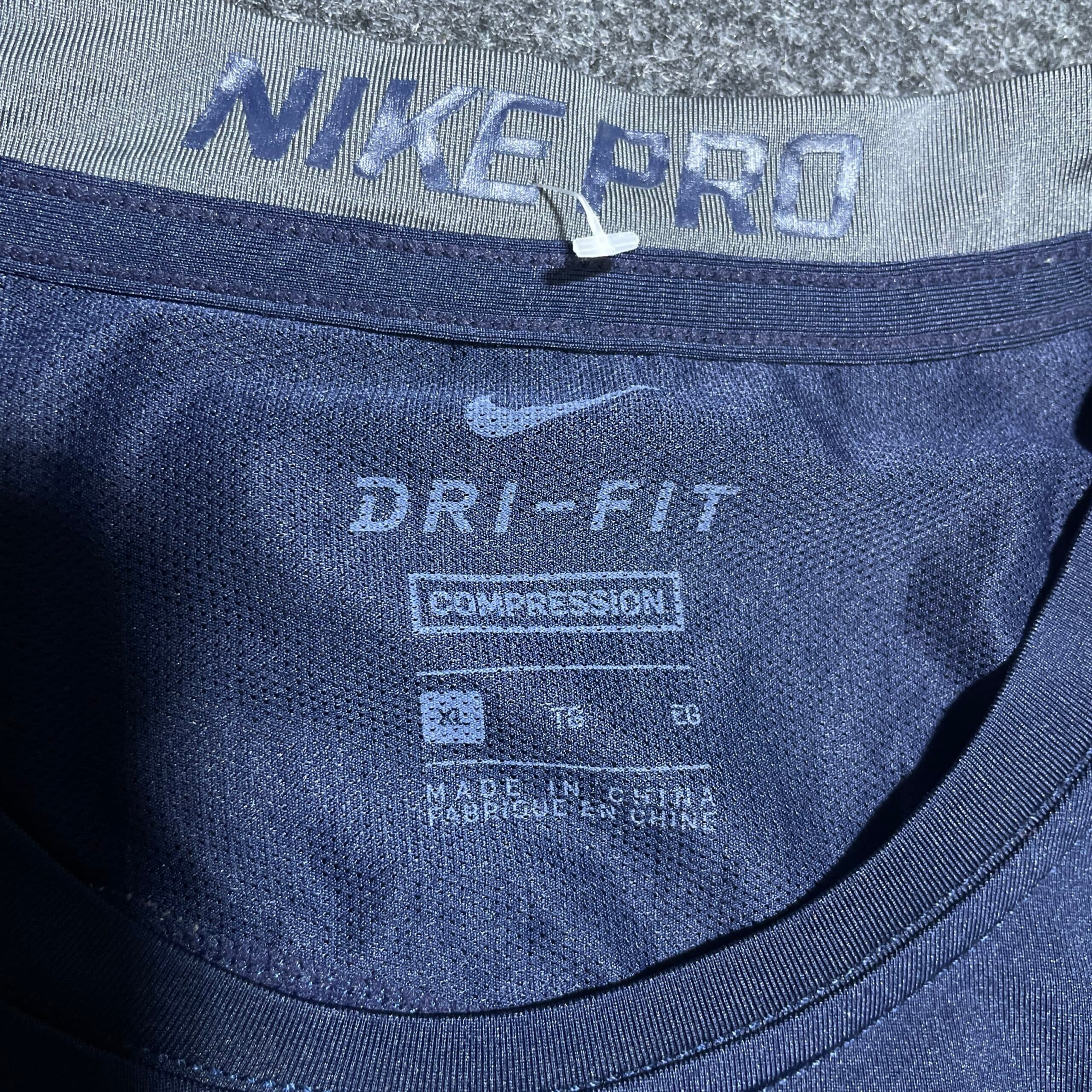 Nike Dri-FIT thrift compression wear India close-up